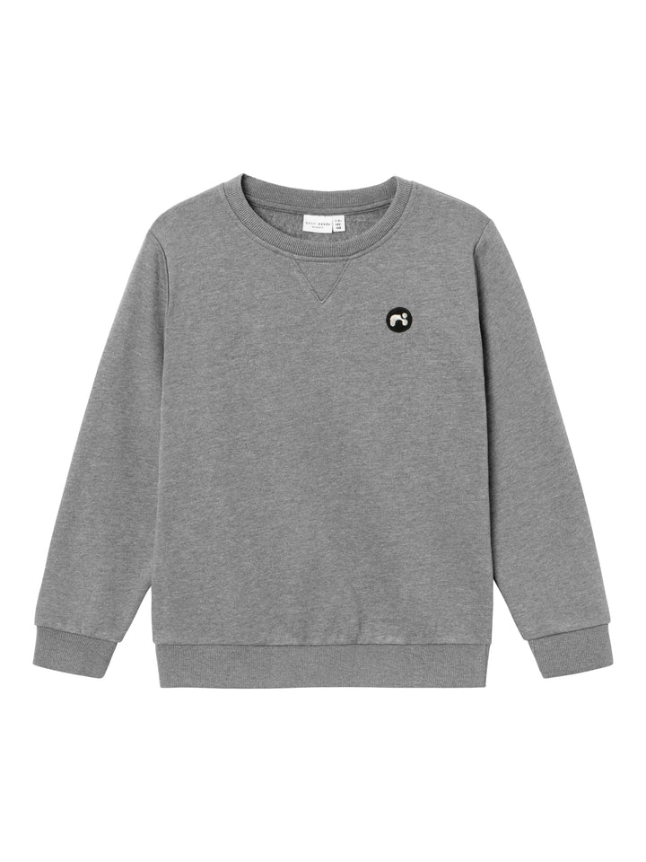 Grå sweat tröja crew neck till pojke. Långärmad sweatshirt till kille från Name it.
NKMVIMO LS SWEAT BRU NOOS
13220321