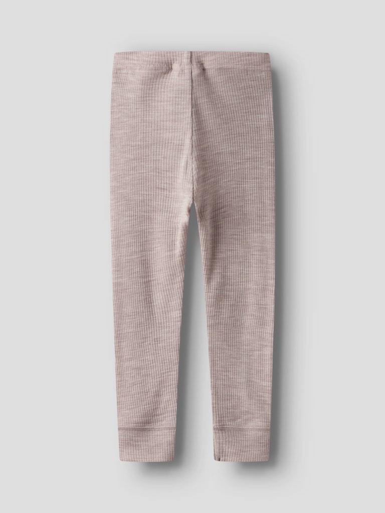 Rosa merino ull leggings, långkalsonger till flicka. Barn underställ i mjuk skön wool.
NMNWAX WOOL RIB LEGGING NOOS
13242116