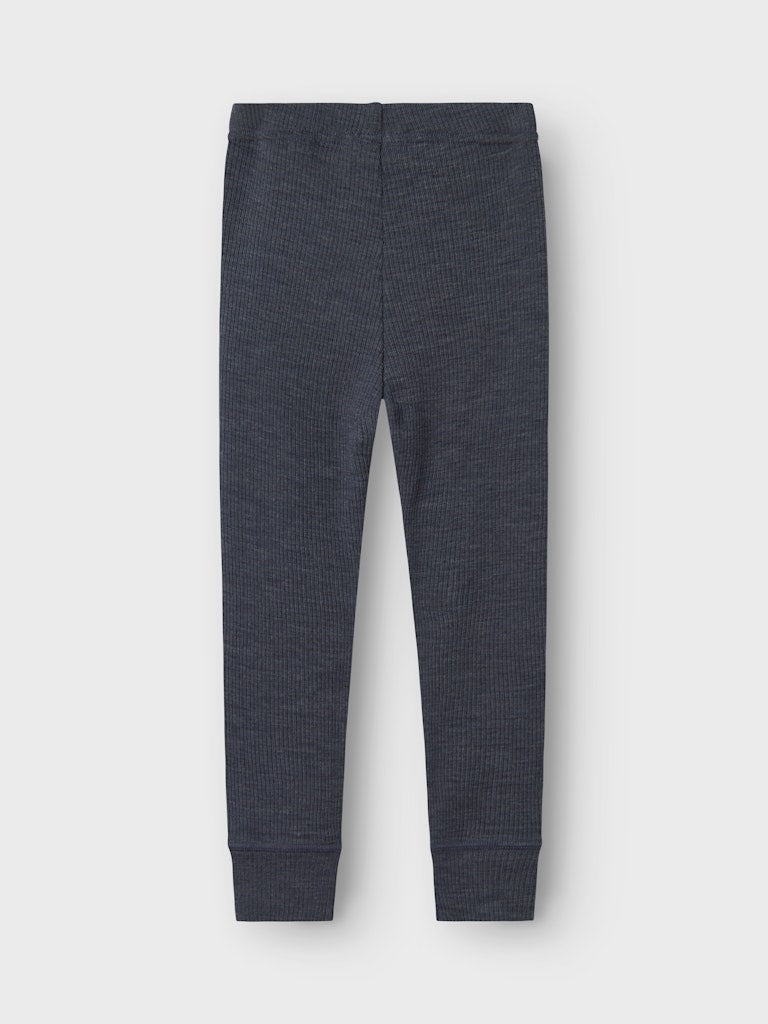Blå merino ull leggings, långkalsonger till flicka och pojke. Barn underställ i mjuk skön wool.
NMNWAX WOOL RIB LEGGING NOOS
13242116
