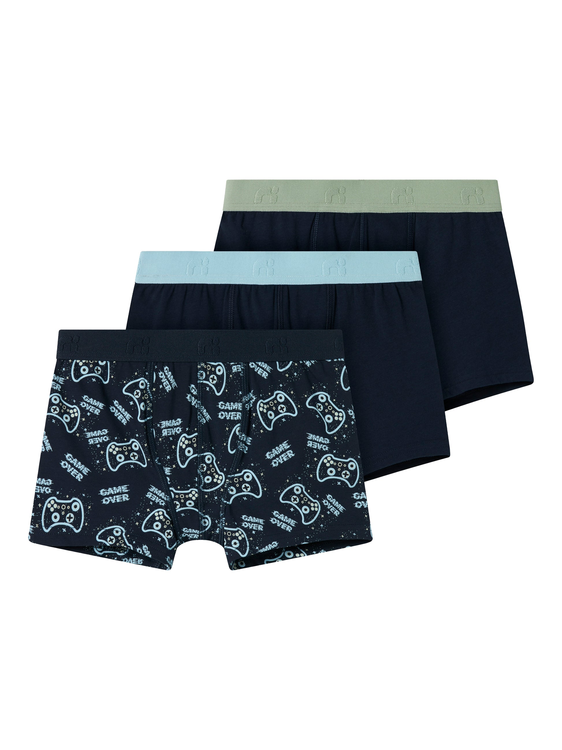 3 pack kalsonger till kille. Ungdoms kallingar, boxerhorts till pojke. 
NKMBOXER 3P SAPPHIRE GAME NOOS
13241993