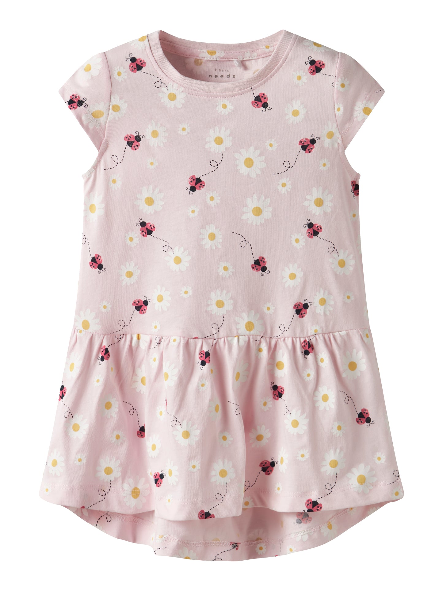 Rosa mönstrad blommig klänning till flicka. Sommarklänning med nyckelpiga till liten tjej från Name it.
NMFVIGGA CAPSL DRESS F1 NOOS
13215107