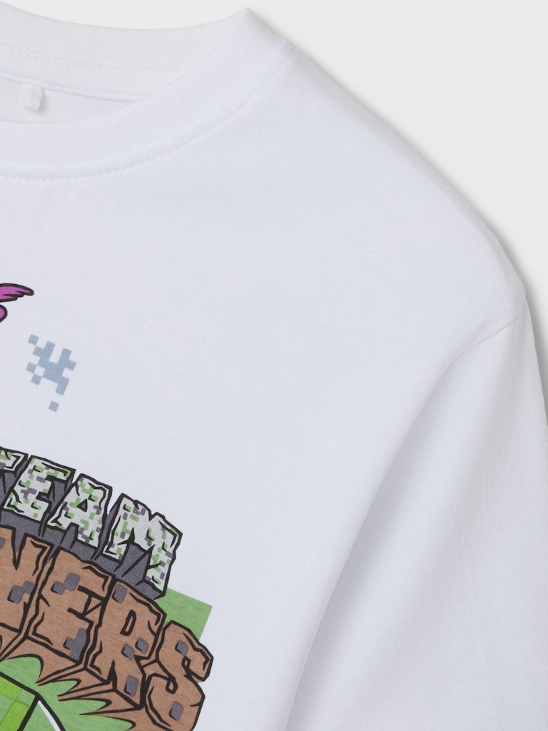 Vit Minecraft t-shirt till pojke. Kortärmad Minecraft-tröja till kille i ekologisk bomull från Name it.
NKMJAHI MINECRAFT NREG SS TOP NOOS BFU
13245036