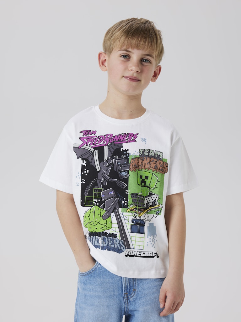 Vit Minecraft t-shirt till pojke. Kortärmad Minecraft-tröja till kille i ekologisk bomull från Name it.
NKMJAHI MINECRAFT NREG SS TOP NOOS BFU
13245036