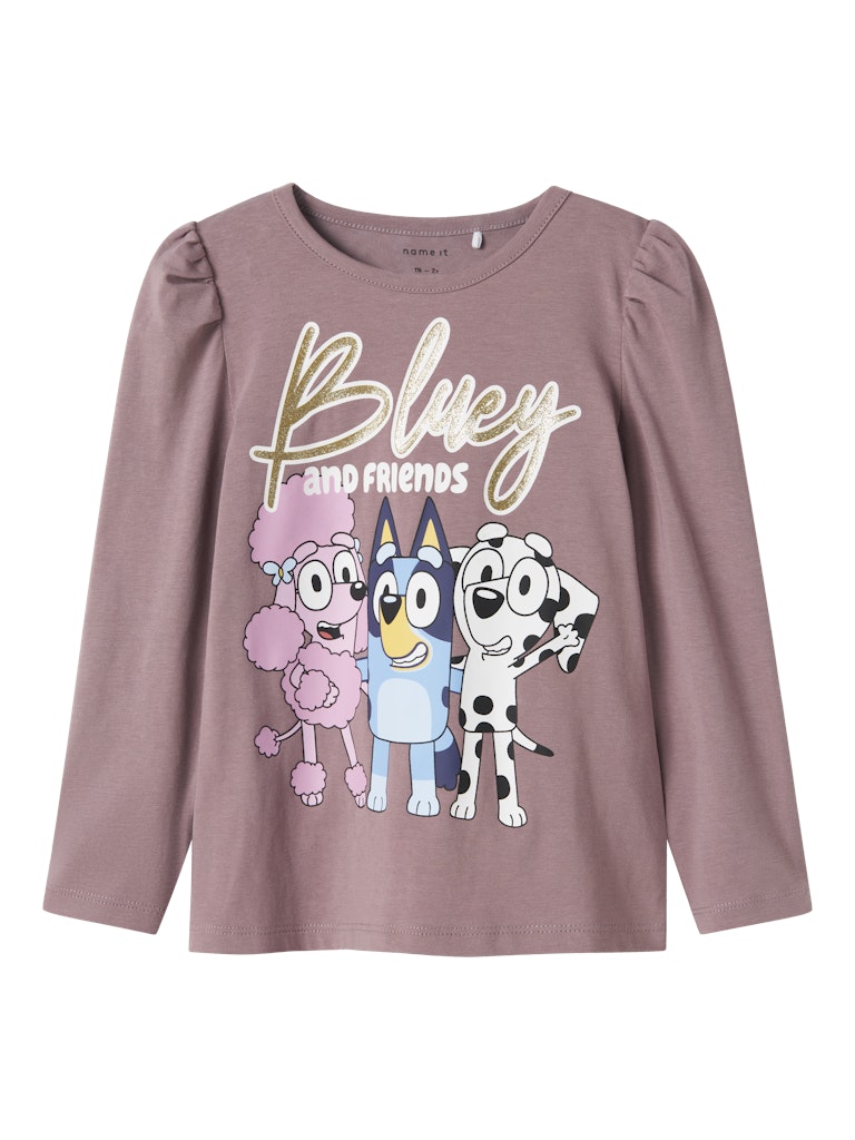 Rosa lila tröja till flicka. Bluey är en gullig ekologisk långärmad t-shirt från Name it.
NMFARIA BLUEY LS TOP NOOS SKY
13248213
