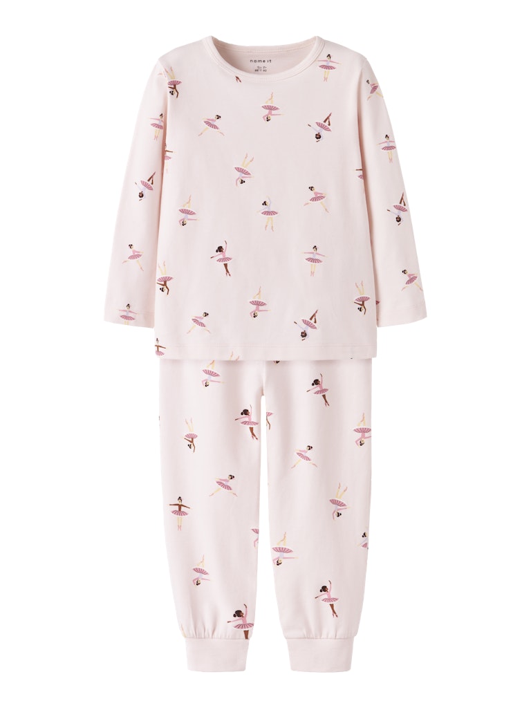 Rosa barn pyjamas till flicka. Ballerina pyjamas från Nameit.
NMFNIGHTSET BALLARINA NOOS
13248317