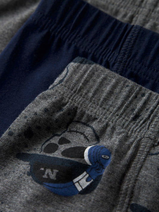 3-pack barn kalsonger till pojke. Boxershorts till liten kille i grått och blått med döskallar på.
NMMTIGHTS 3P DARK GREY MEL SKULL NOOS
13248825