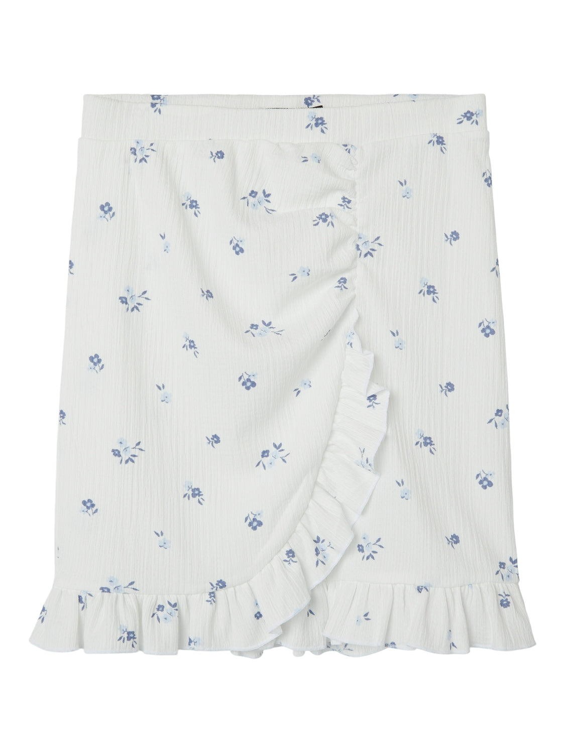 Volang kjol med små blommor