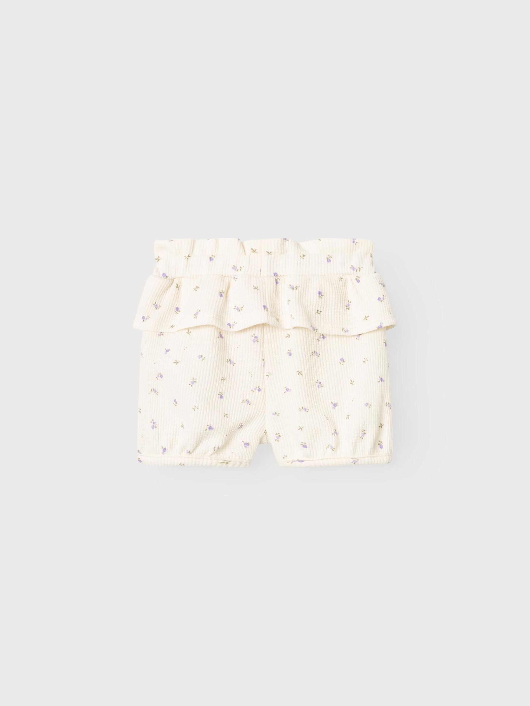 Söta baby shorts med små blommor