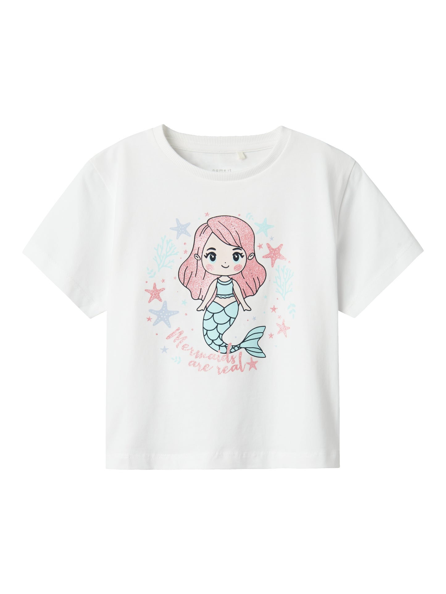 Vit sjöjungfru t-shirt till flicka. Kortärmad topp från Name it.
NMFFREJANE SS NREG TOP
13238061