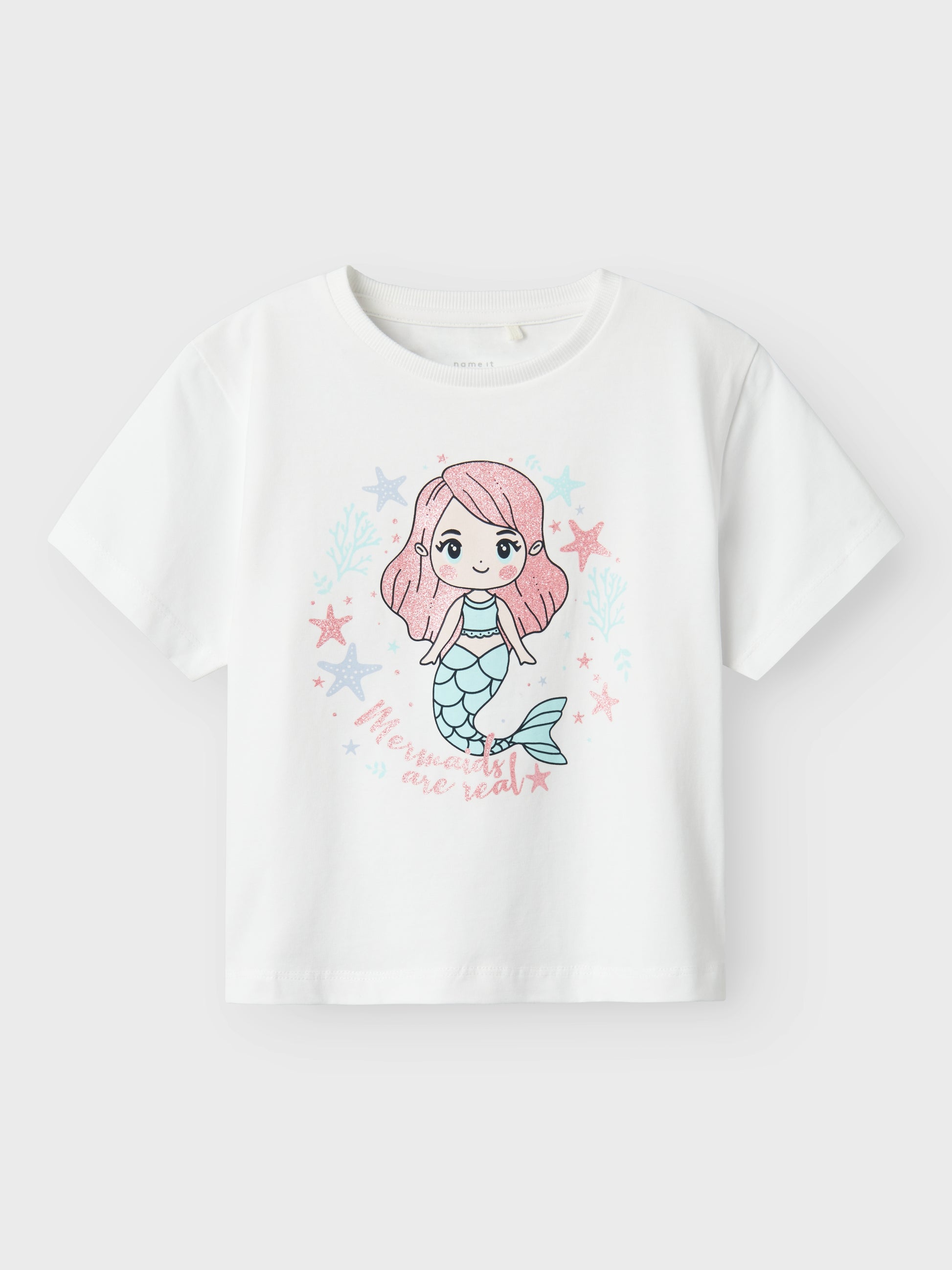 Vit sjöjungfru t-shirt till flicka. Kortärmad topp från Name it.
NMFFREJANE SS NREG TOP
13238061