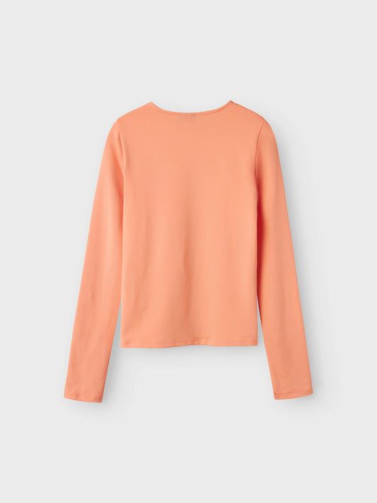 Corall färgad långärmad topp till tjej. Ungdomskläder, bas tröja korall.
NLFDINCI LS SHORT S TOP
13236568