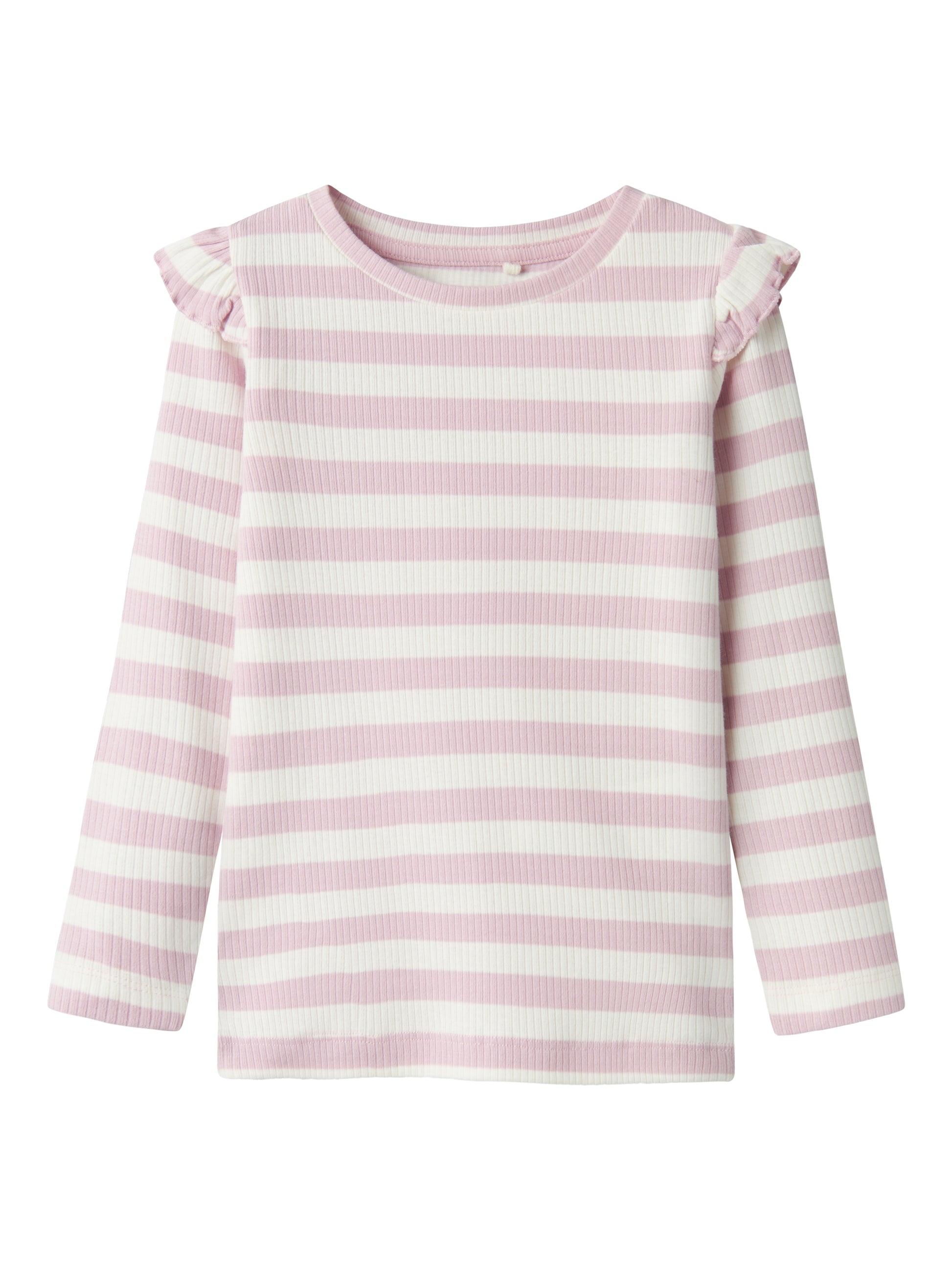 Rosa vit randig topp, tröja till liten flicka, tjej i ekologisk bomull från Name it. Ekologiska barnkläder.
NMFTAIA SLIM LS TOP
13238870
