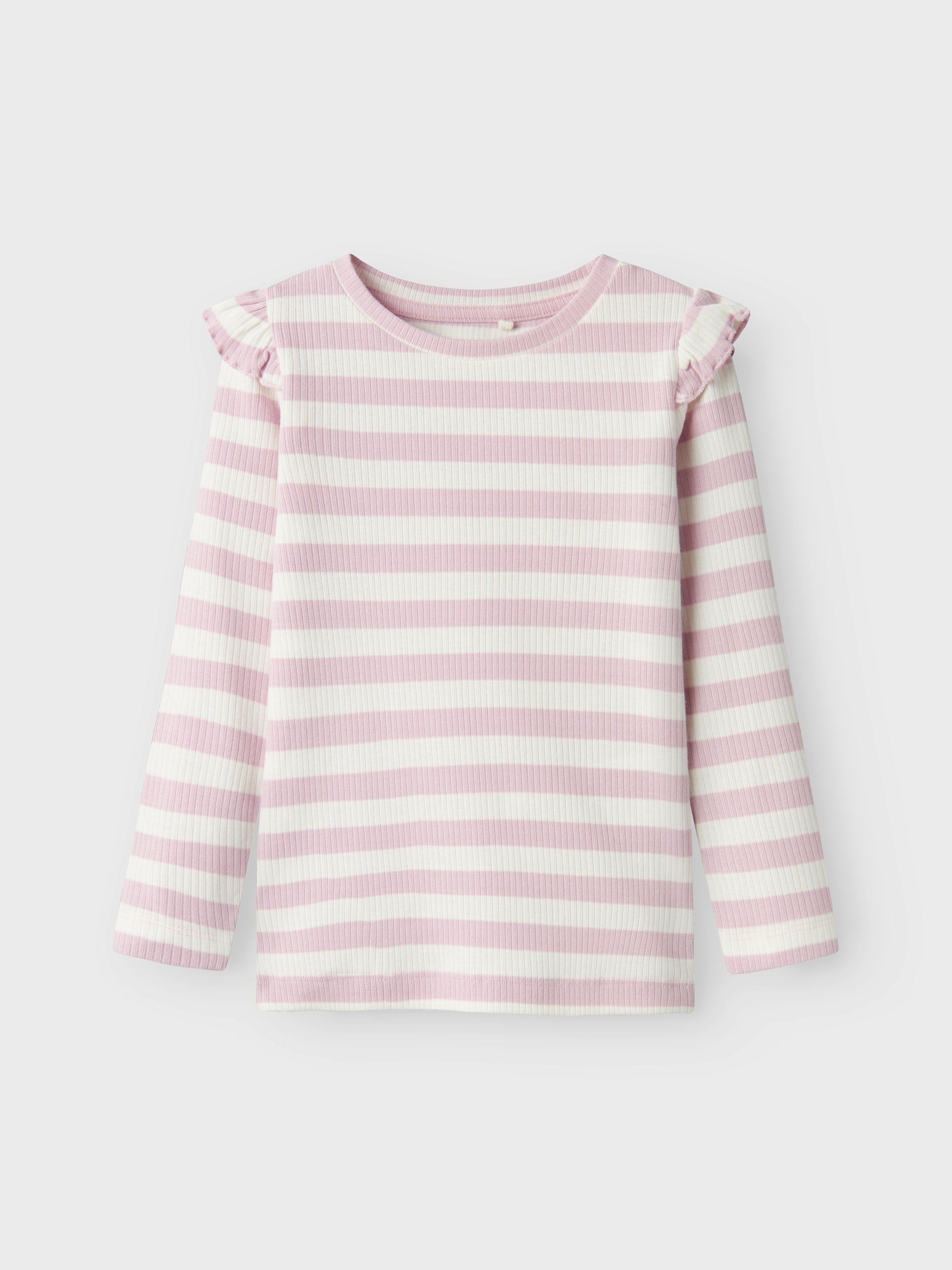 Rosa vit randig topp, tröja till liten flicka, tjej i ekologisk bomull från Name it. Ekologiska barnkläder.
NMFTAIA SLIM LS TOP
13238870