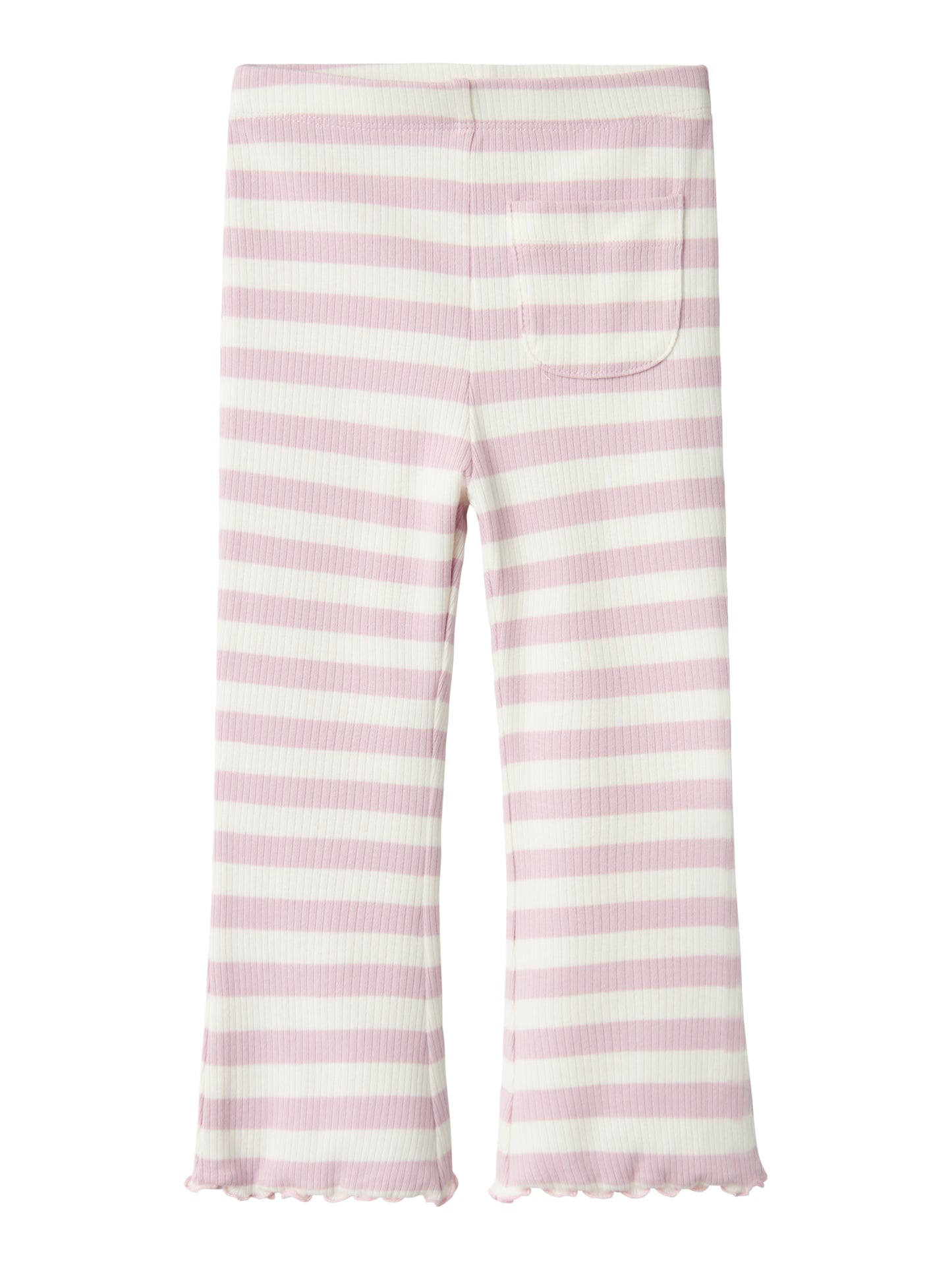 Randig rosa och vit bootcut byxa till flicka. Ekologiska barnkläder, byxor till liten tjej från Name it.
NMFTAIA SLIM BOOTCUT PANT
13238875