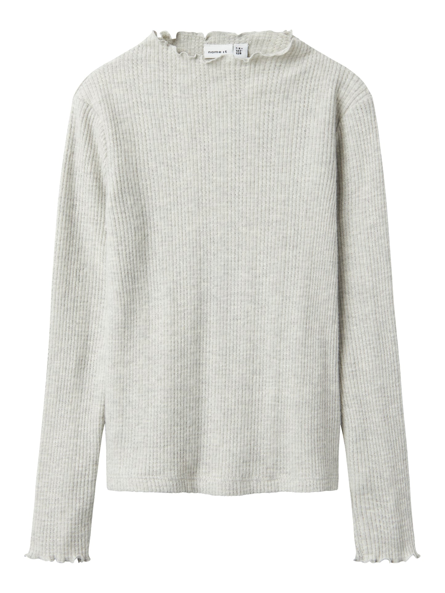 Långärmad grå tröja  med söt struktur till flicka, tjej. 
NKFTULPU LS XSL TOP
13238912