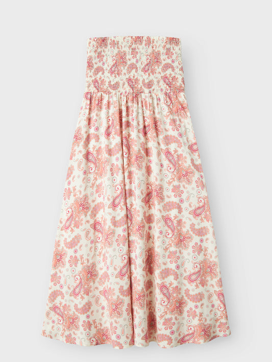 Rosa, vit blommig lång maxi kjol till tjej. Barn och ungdom kjol till flicka i skön sommar look och härlig vidd i ekovero från LMTD. 
NLFSANDY MAXI SKIRT
13239326
