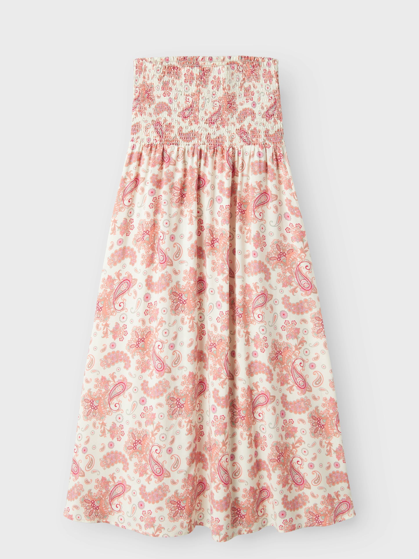 Rosa, vit blommig lång maxi kjol till tjej. Barn och ungdom kjol till flicka i skön sommar look och härlig vidd i ekovero från LMTD. 
NLFSANDY MAXI SKIRT
13239326
