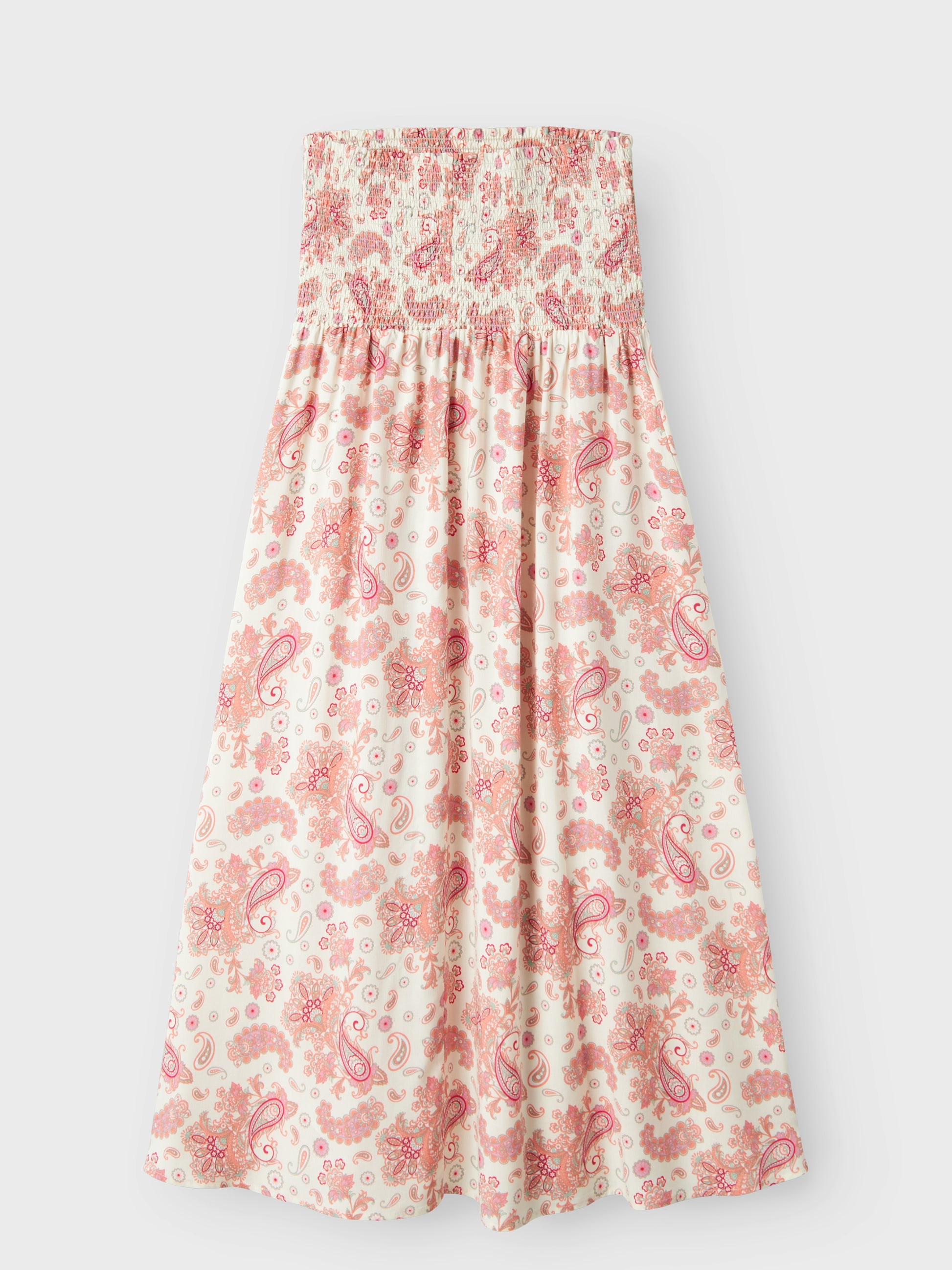 Rosa, vit blommig lång maxi kjol till tjej. Barn och ungdom kjol till flicka i skön sommar look och härlig vidd i ekovero från LMTD. 
NLFSANDY MAXI SKIRT
13239326