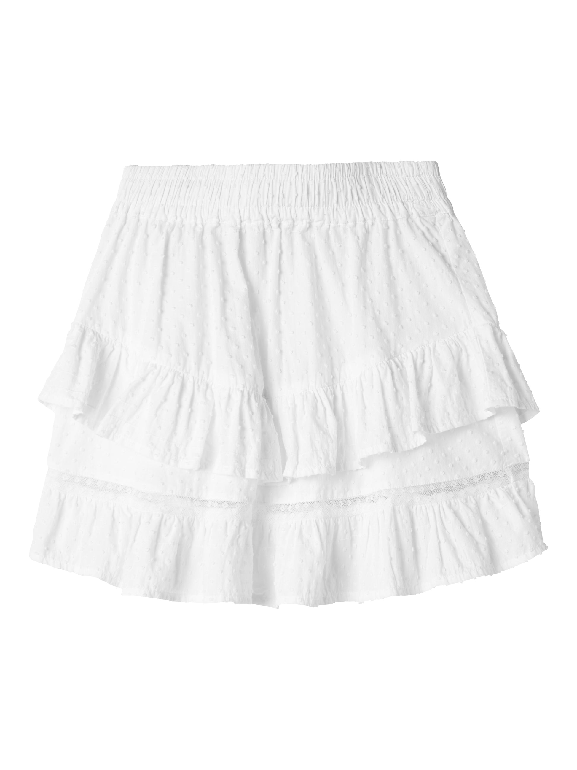 Vit vacker volang kjol till flicka, tjej från Name it. Sommarkjol perfekt till skolavslutning och midsommar fest.
NKFFATIDIAS SKIRT
13240162
