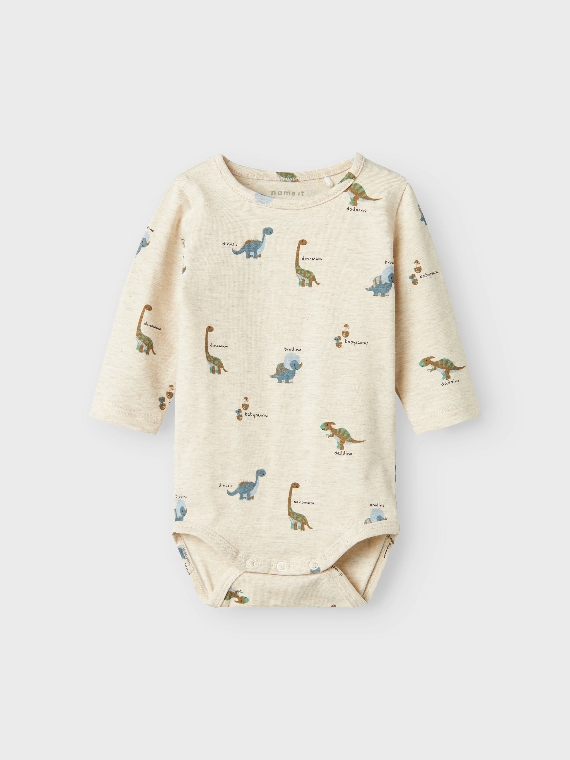 Super gullig baby body till pojke. Bebis bodysuit till liten nyfödd kille. Dino, dinosaurier på ekologiska babykläder från Name it.
NBMDINOS LS BODY
13240874