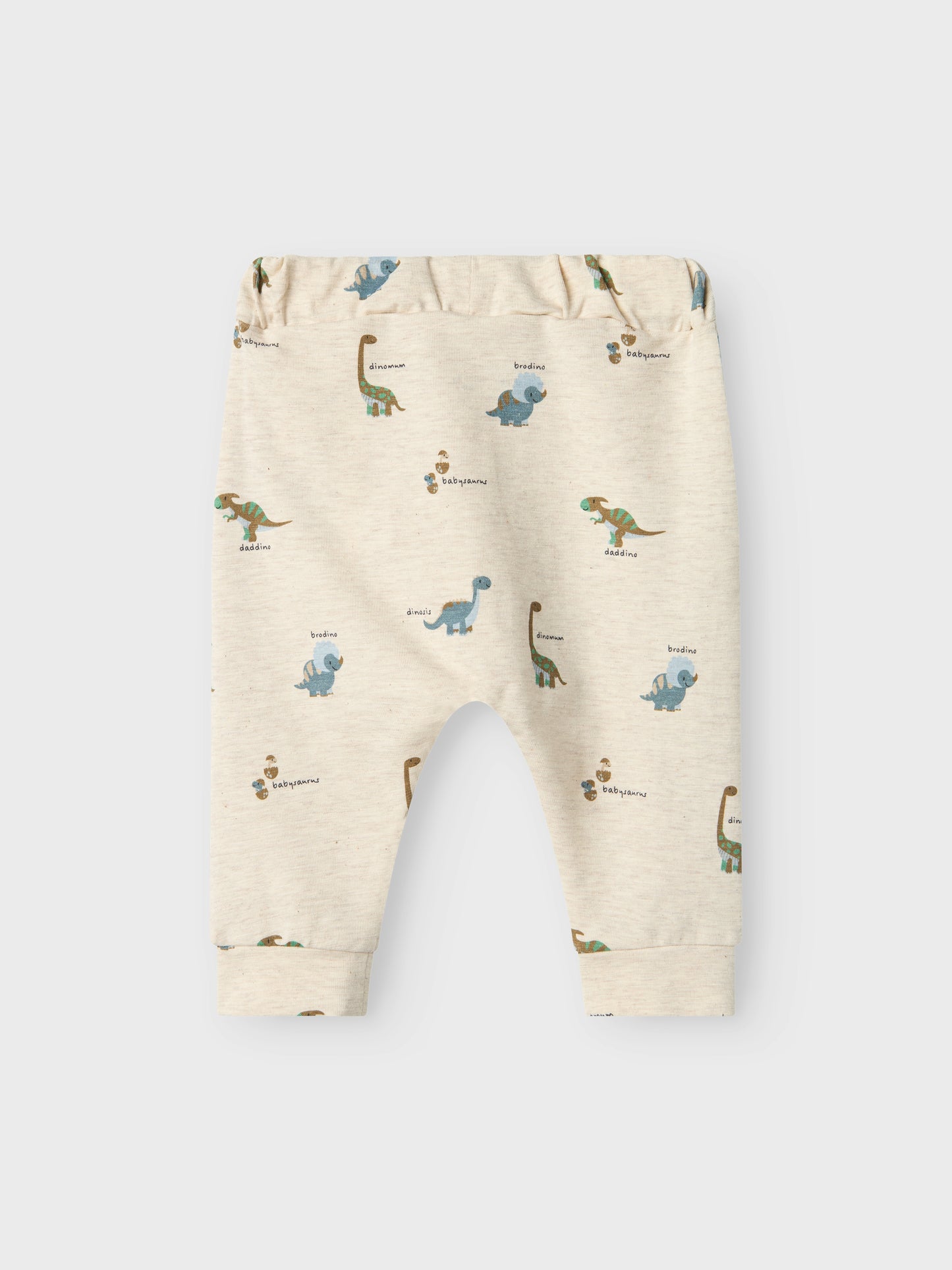 Beige baby byxa med mönster av små dino, dinosaurier. Byxor till bebis pojke, ekologiska babykläder från Name it.
NBMDINOS PANT
13240893