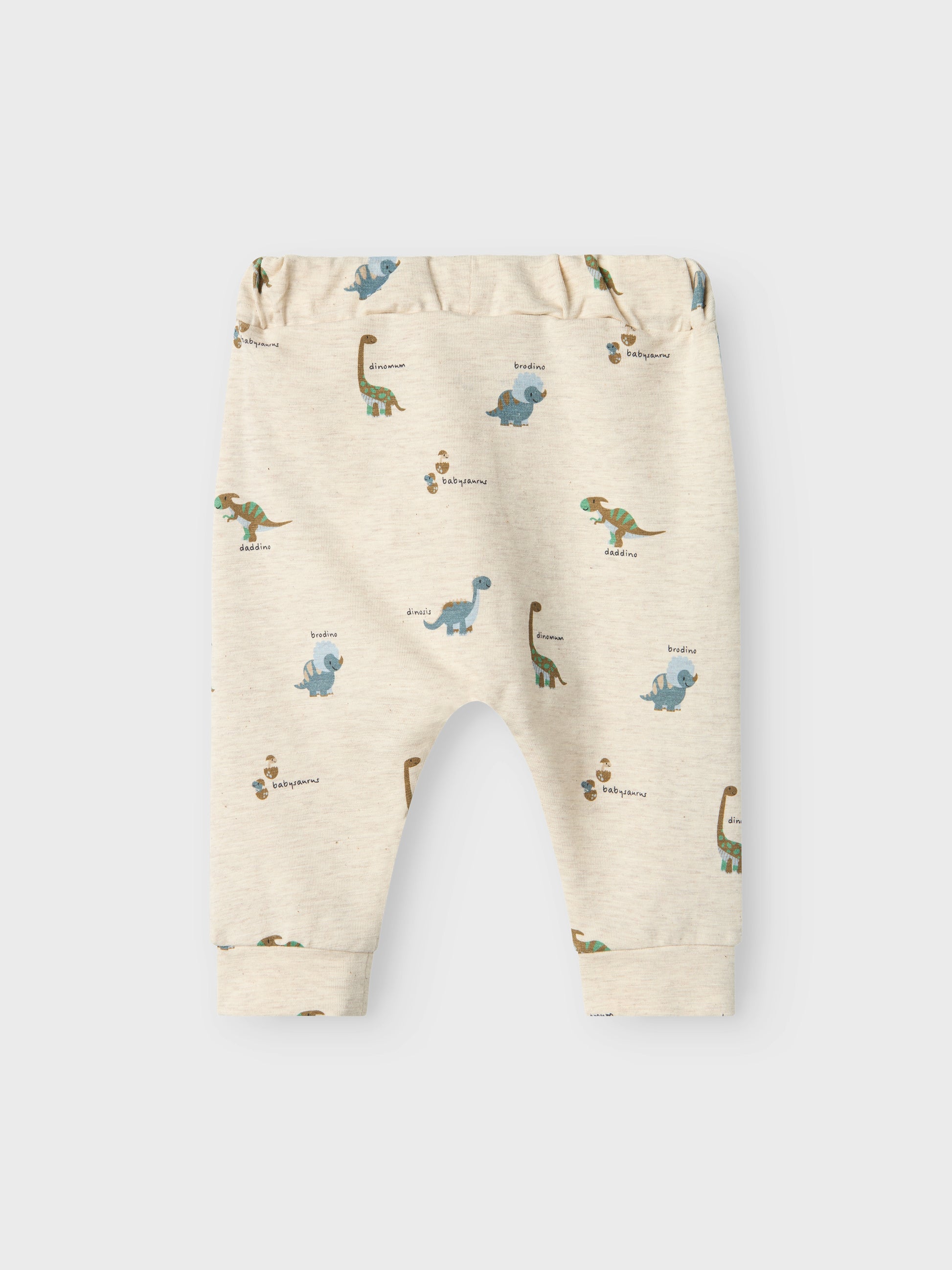 Beige baby byxa med mönster av små dino, dinosaurier. Byxor till bebis pojke, ekologiska babykläder från Name it.
NBMDINOS PANT
13240893