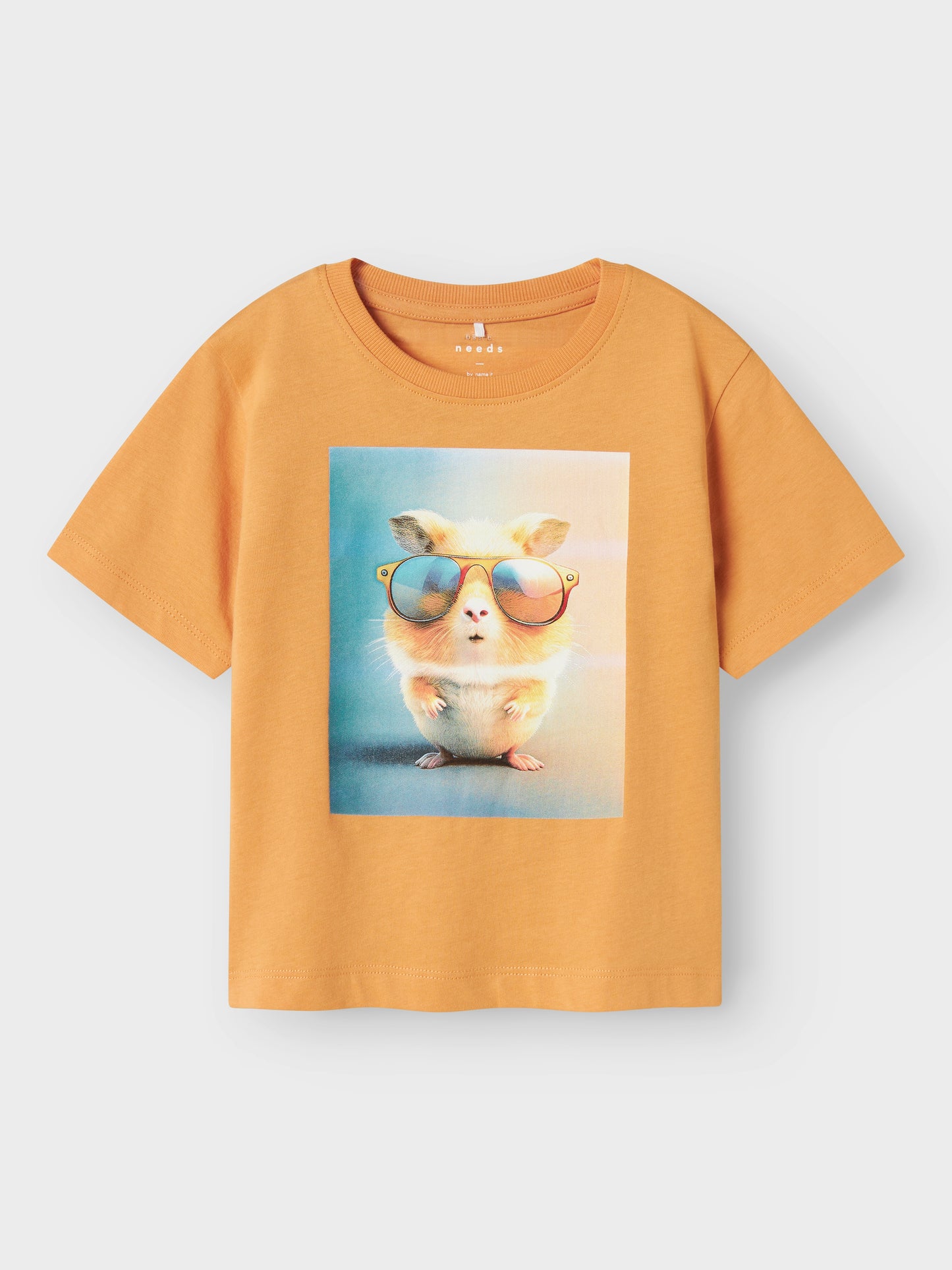 Kortärmad orange t-shirt till pojke. Tröja till liten kille med fotoprint av marsvin, hamster som surfar.
NMMVOTO SS NREG TOP
13241569