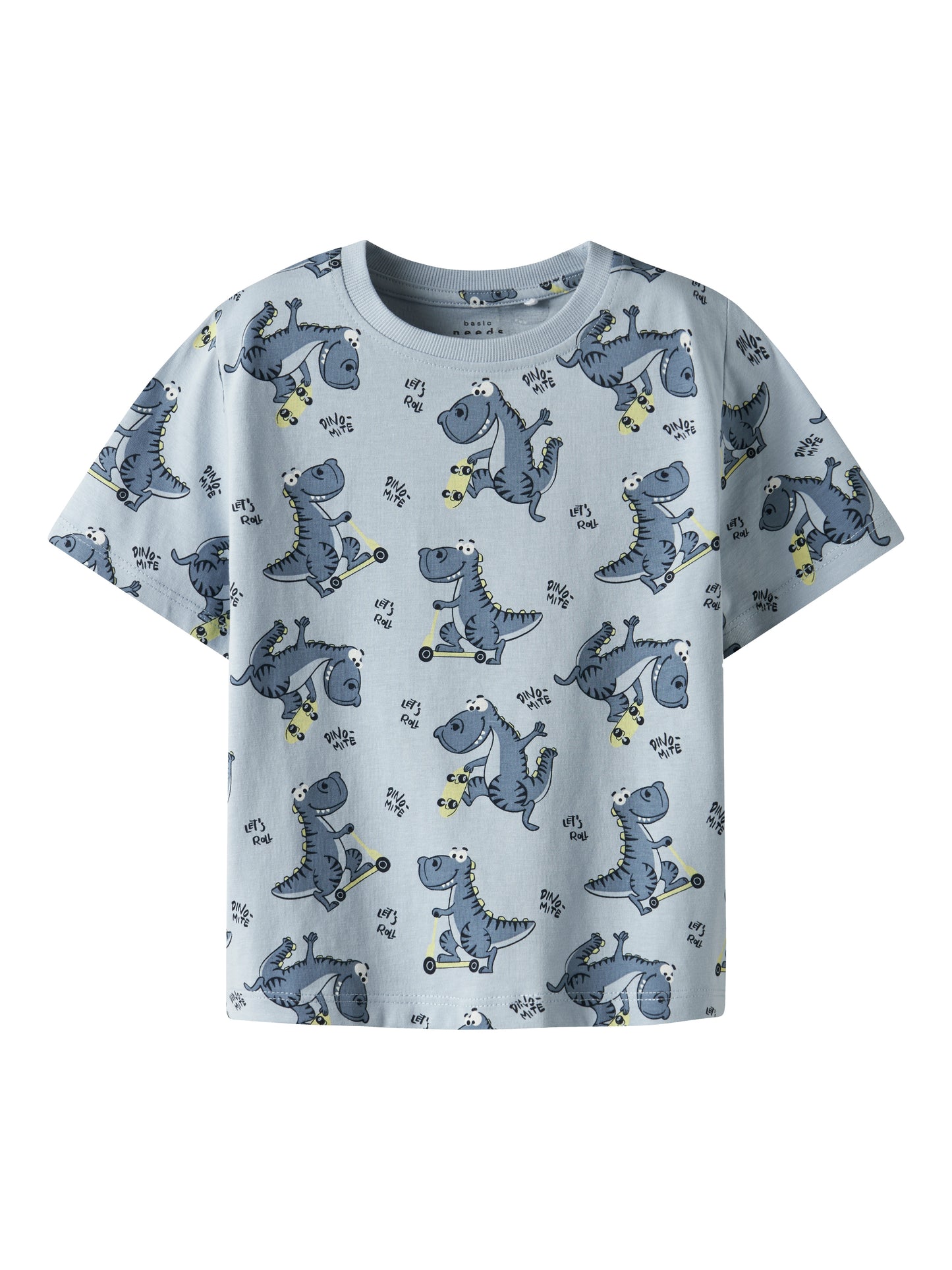 Dinosaurie t-shirt till pojke i ekologisk bomull. Kortärmad blå tröja med dino till liten kille.
NMMVALTHER SS NREG TOP
13241581