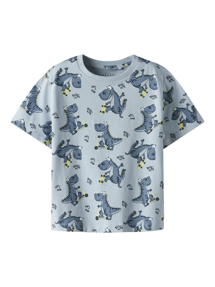 Dinosaurie t-shirt till pojke i ekologisk bomull. Kortärmad blå tröja med dino till liten kille.
NMMVALTHER SS NREG TOP
13241581