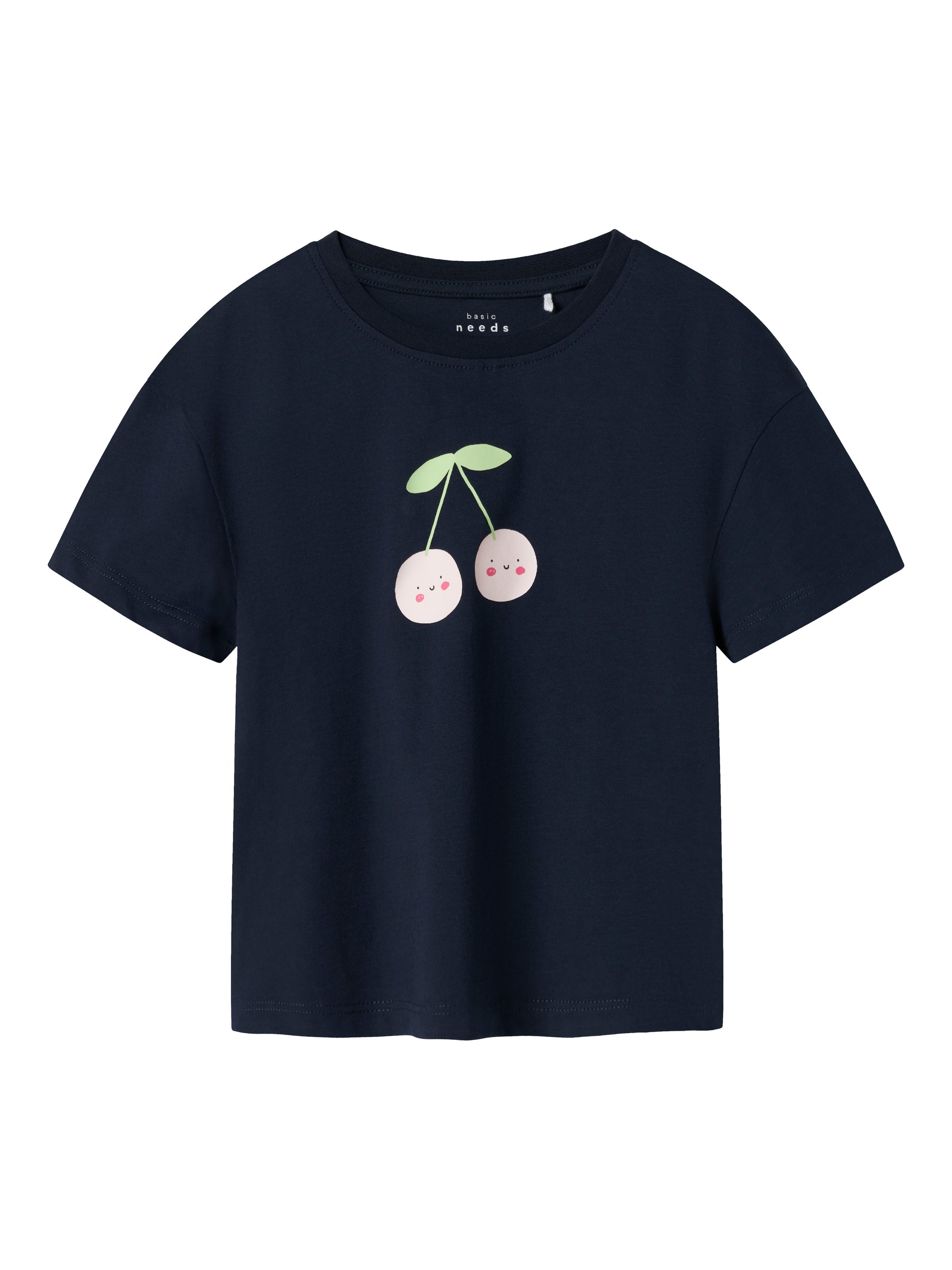 Blå kortärmad t-shirt till flicka. Topp med söta körsbär på från Name it.
NMFVILINSE SS NREG SHORT TOP
13228157