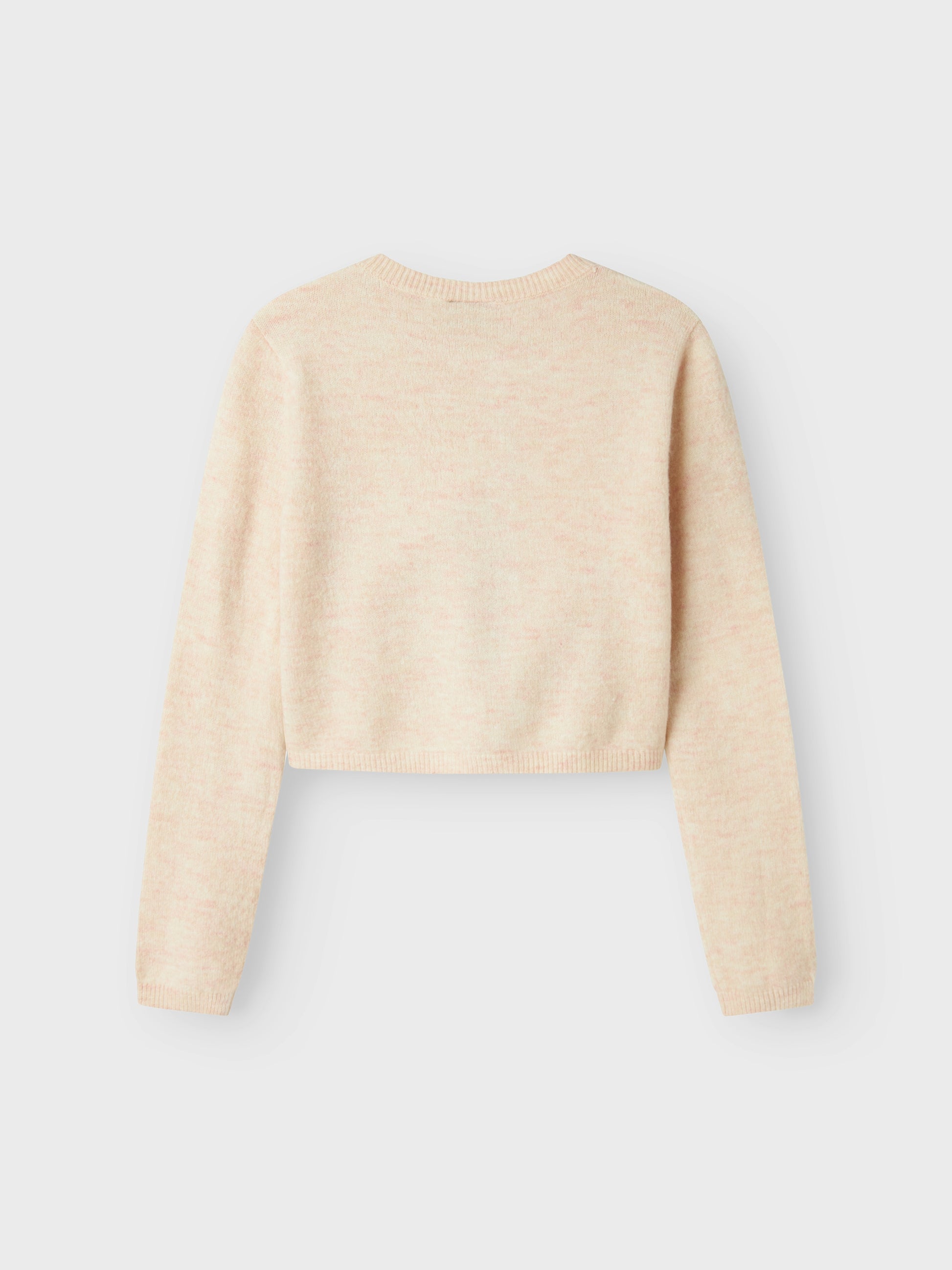 Söt rosa kofta till tjej från LMTD. Stickad kofta med en knapp i halsen, rund hals.
NLFLODET LS CROP S CARDIGAN
13241325