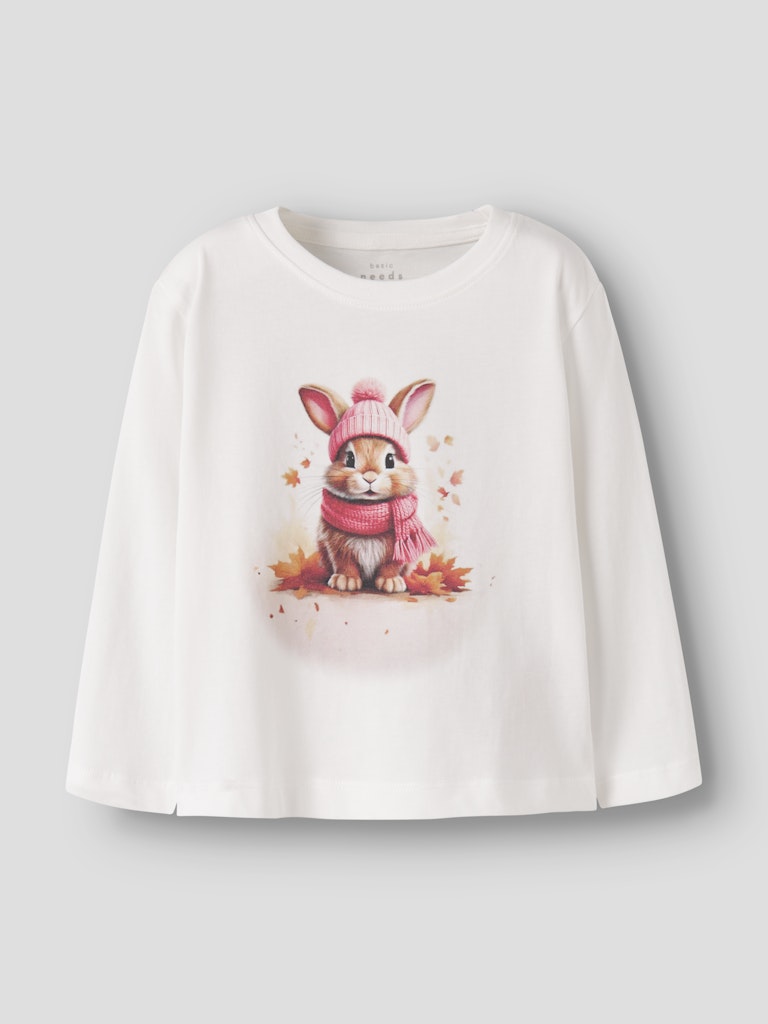Långärmad vit t-shirt med söt kanin med mssa och halsduk. Tröja till flicka, tjej från Name it.
NMFVOTEA LS NREG TOP
13238407