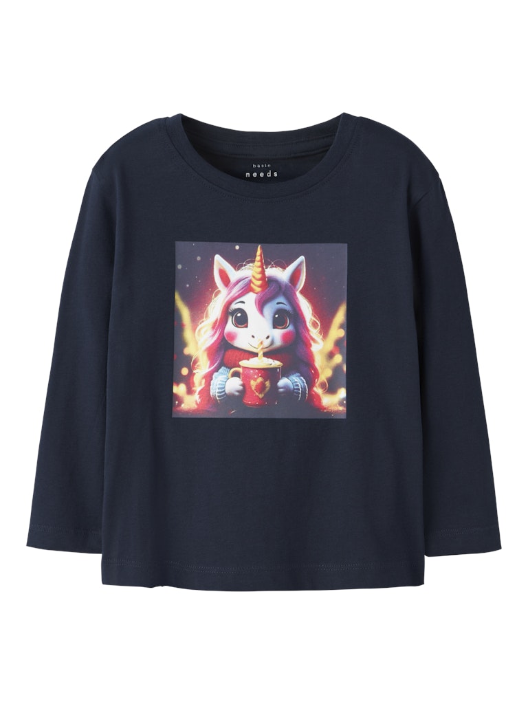 Långärmad blå t-shirt med söt unicorn. Tröja till flicka, tjej från Name it.
NMFVOTEA LS NREG TOP
13238407