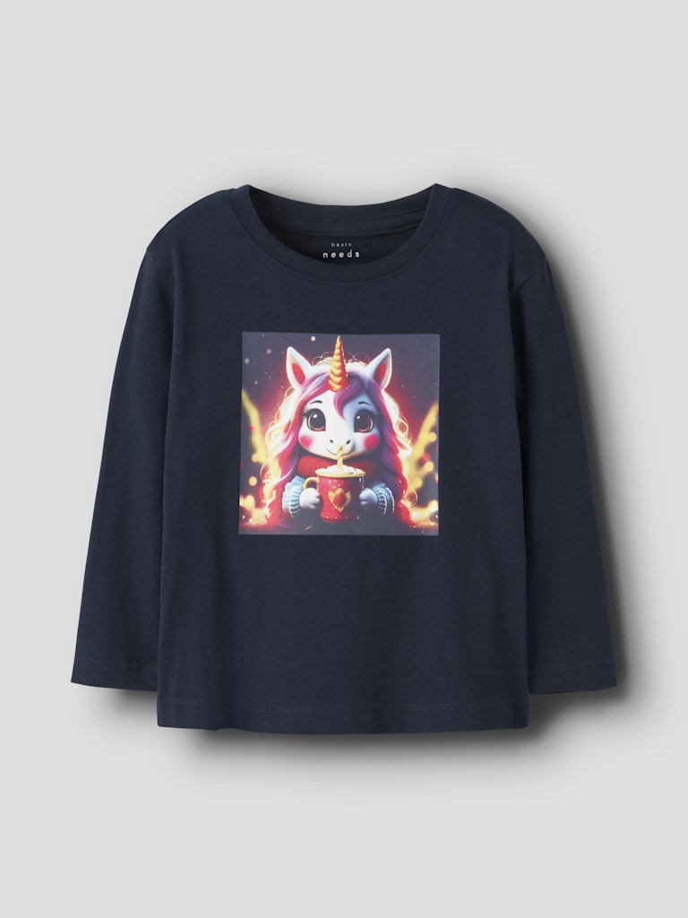 Långärmad blå t-shirt med söt unicorn. Tröja till flicka, tjej från Name it.
NMFVOTEA LS NREG TOP
13238407