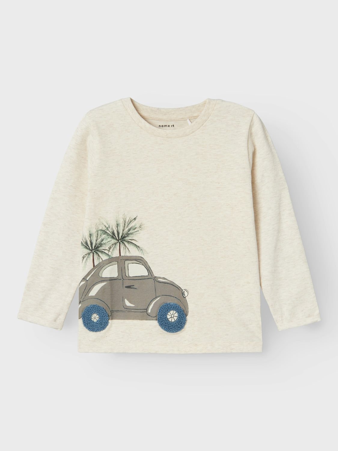 Långärmad t-shirt med bil