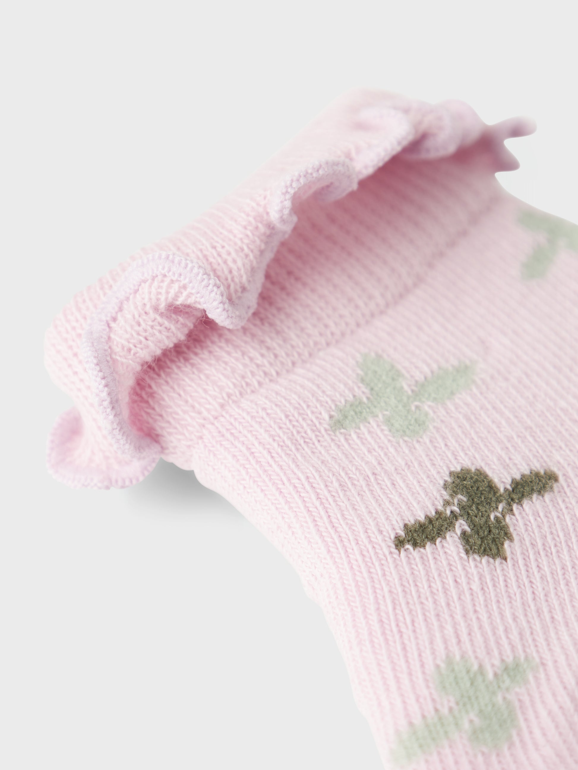 Rosa baby strumpor till bebis flicka. Babystrumpor från Name it. Ekologiska barnkläder.
NBFBITTAL SOCK
13238489