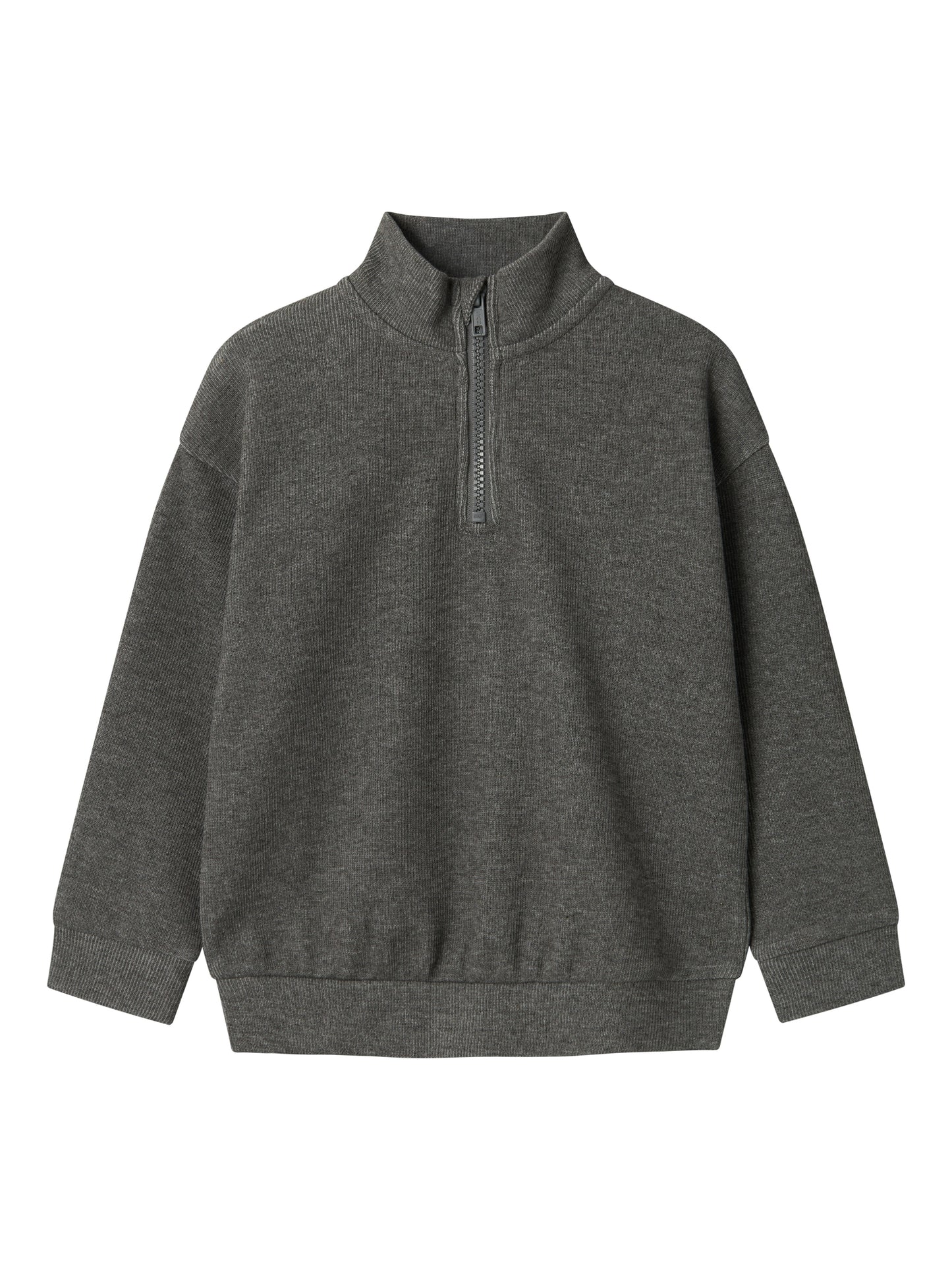 Grå Zip tröja med dragkedja i halsen till liten kille, pojke. Ekologiska barnkläder från Name it. 
NMMTAMMES NREG SWEAT UNB
13238926