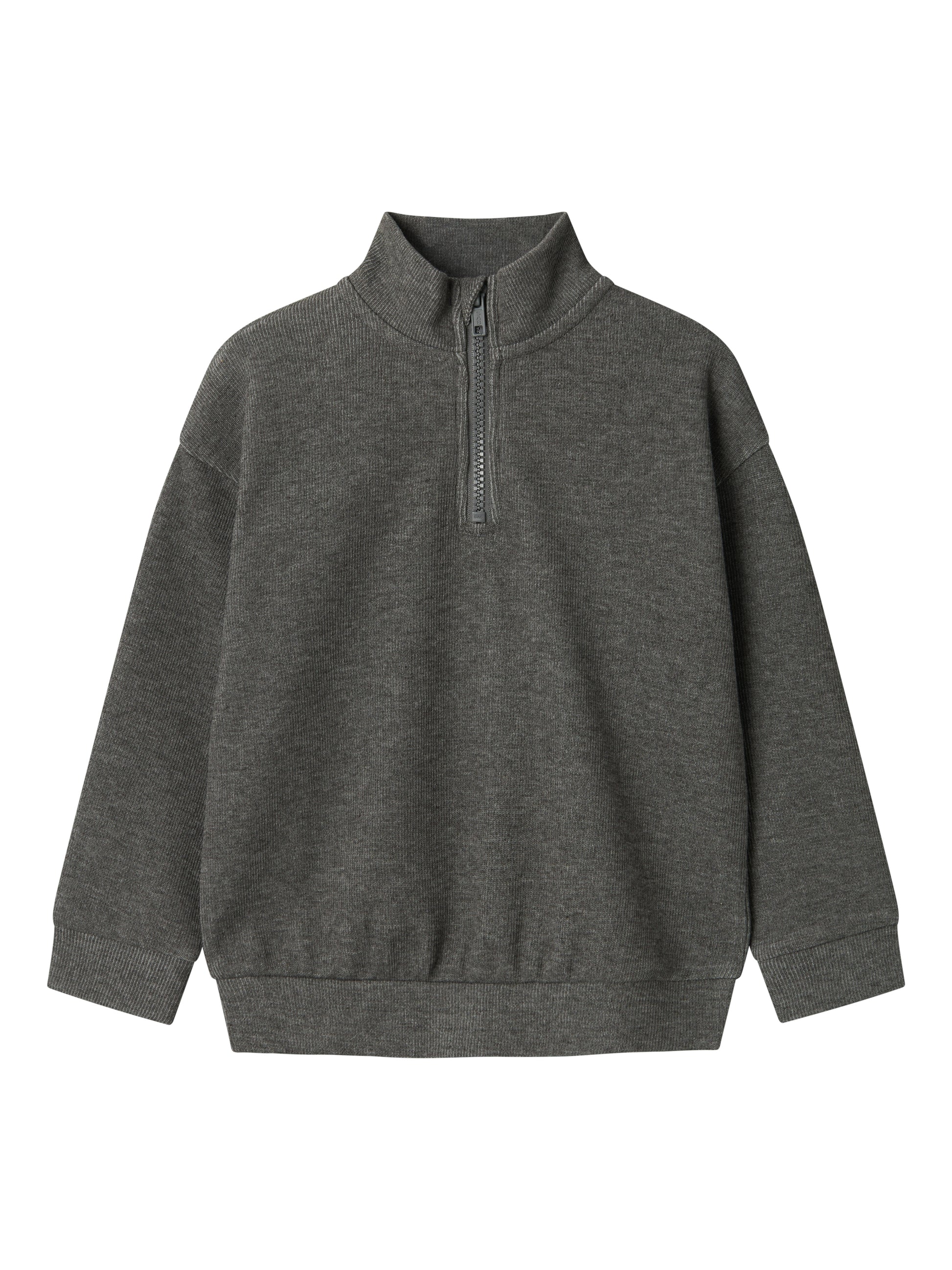 Grå Zip tröja med dragkedja i halsen till liten kille, pojke. Ekologiska barnkläder från Name it. 
NMMTAMMES NREG SWEAT UNB
13238926