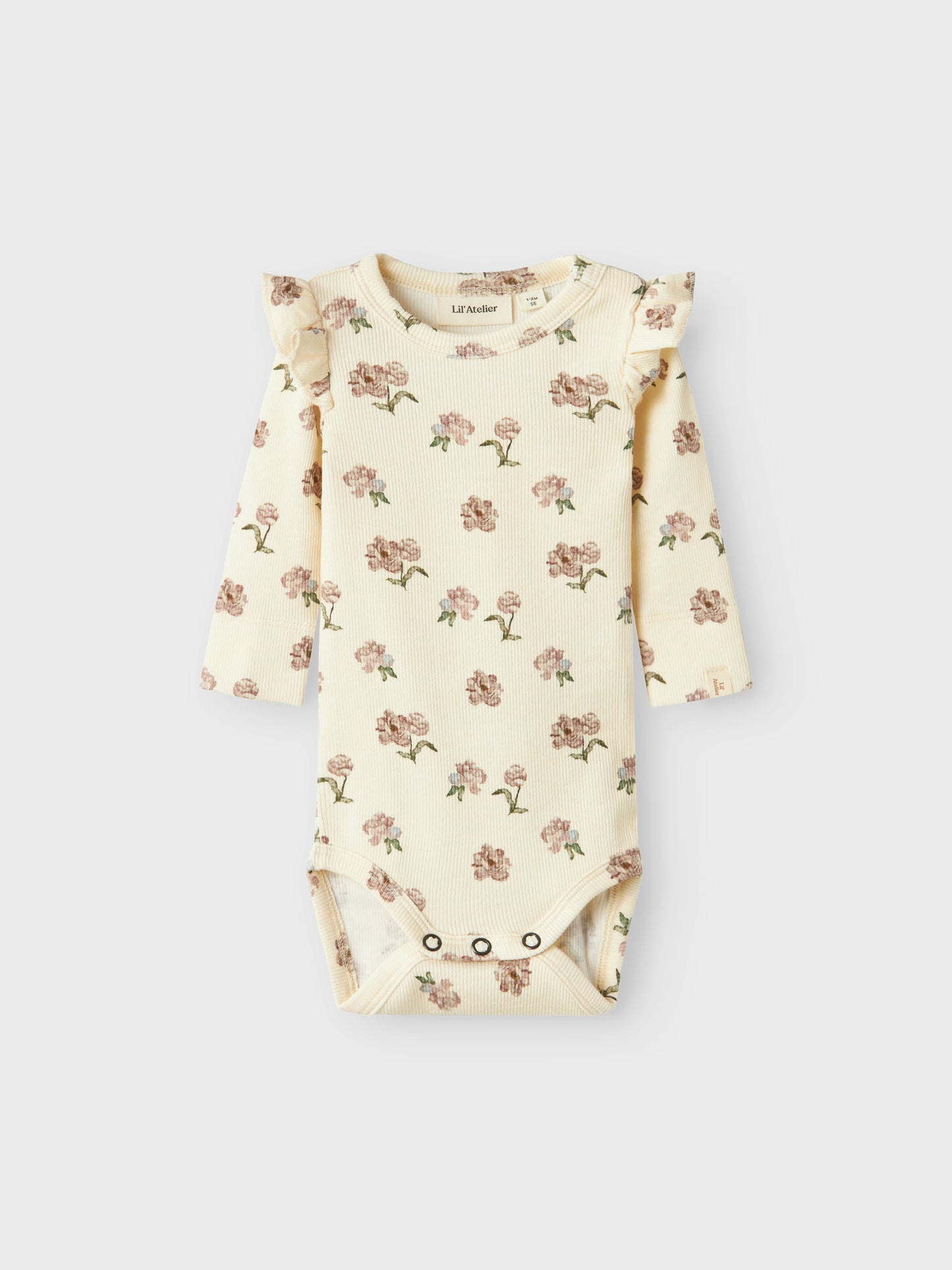 Söt baby body till flicka med blommor på. Gullig volang över axeln på denna bodysuit till tjej från Lil 'Atelier.
NBFGAVO EKO LS SLIM BODY LIL NOOS
13239253