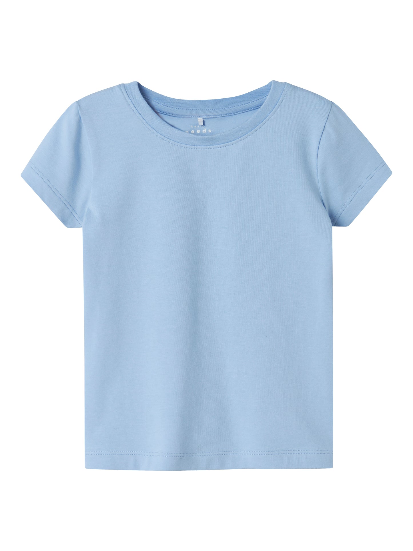 Blå kortärmad topp till flicka. Tjej t-shirt helvit i ekologisk bomull.
NMFVIBBI SS TOP NOOS
13240375