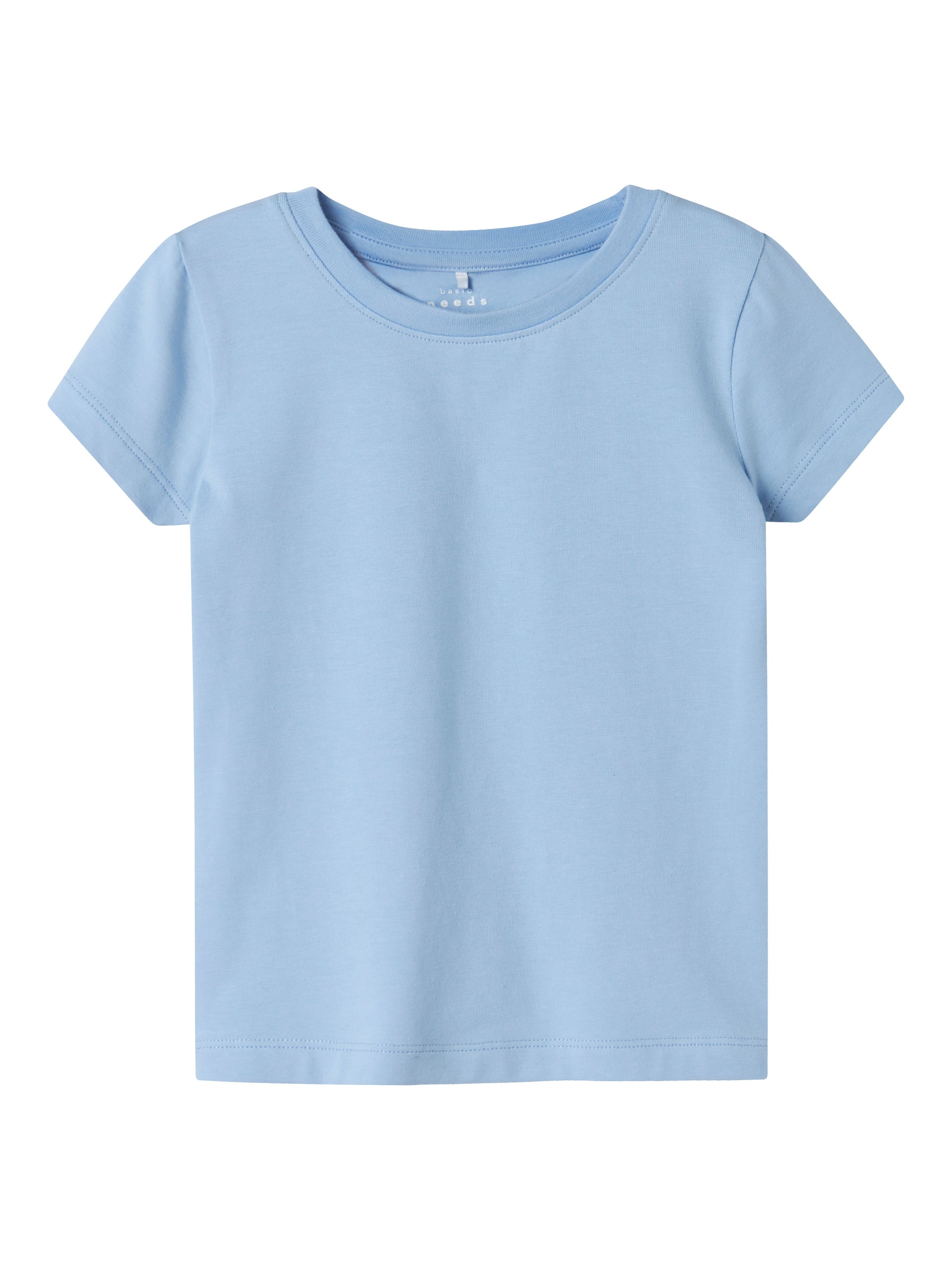 Blå kortärmad topp till flicka. Tjej t-shirt helvit i ekologisk bomull.
NMFVIBBI SS TOP NOOS
13240375