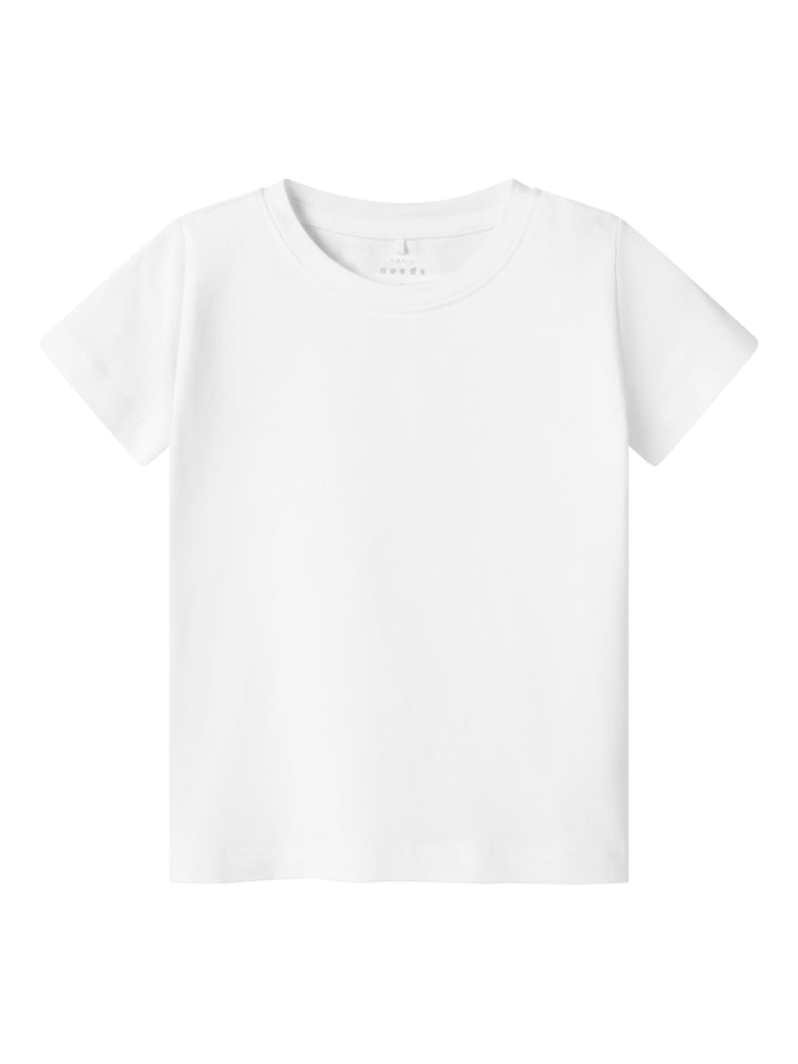 Vit kortärmad topp till flicka. Tjej t-shirt helvit i ekologisk bomull.
NMFVIBBI SS TOP NOOS
13240375
