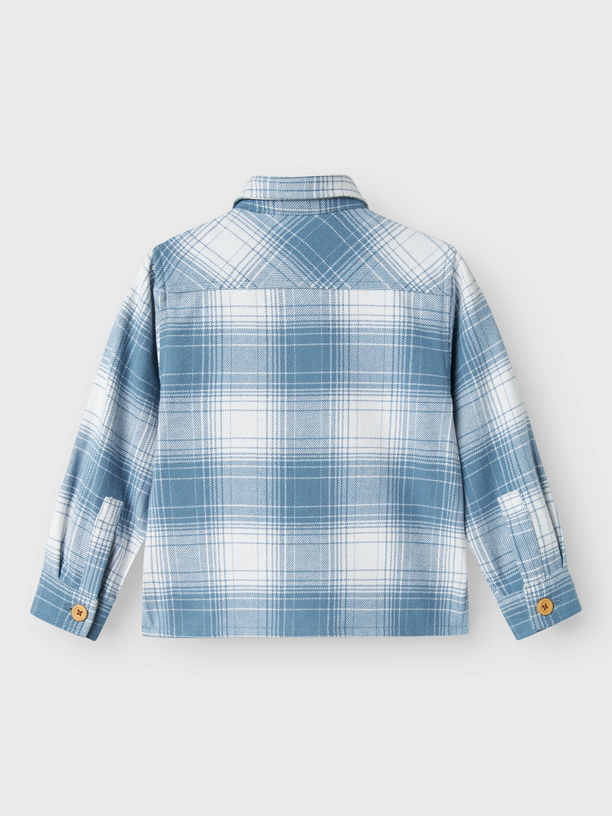 Ljusblå vit rutig flanell skjorta till pojke. Ekologiska barnkläder från Namt it.
NMMDISIMON LS OS SHIRT
13240219
