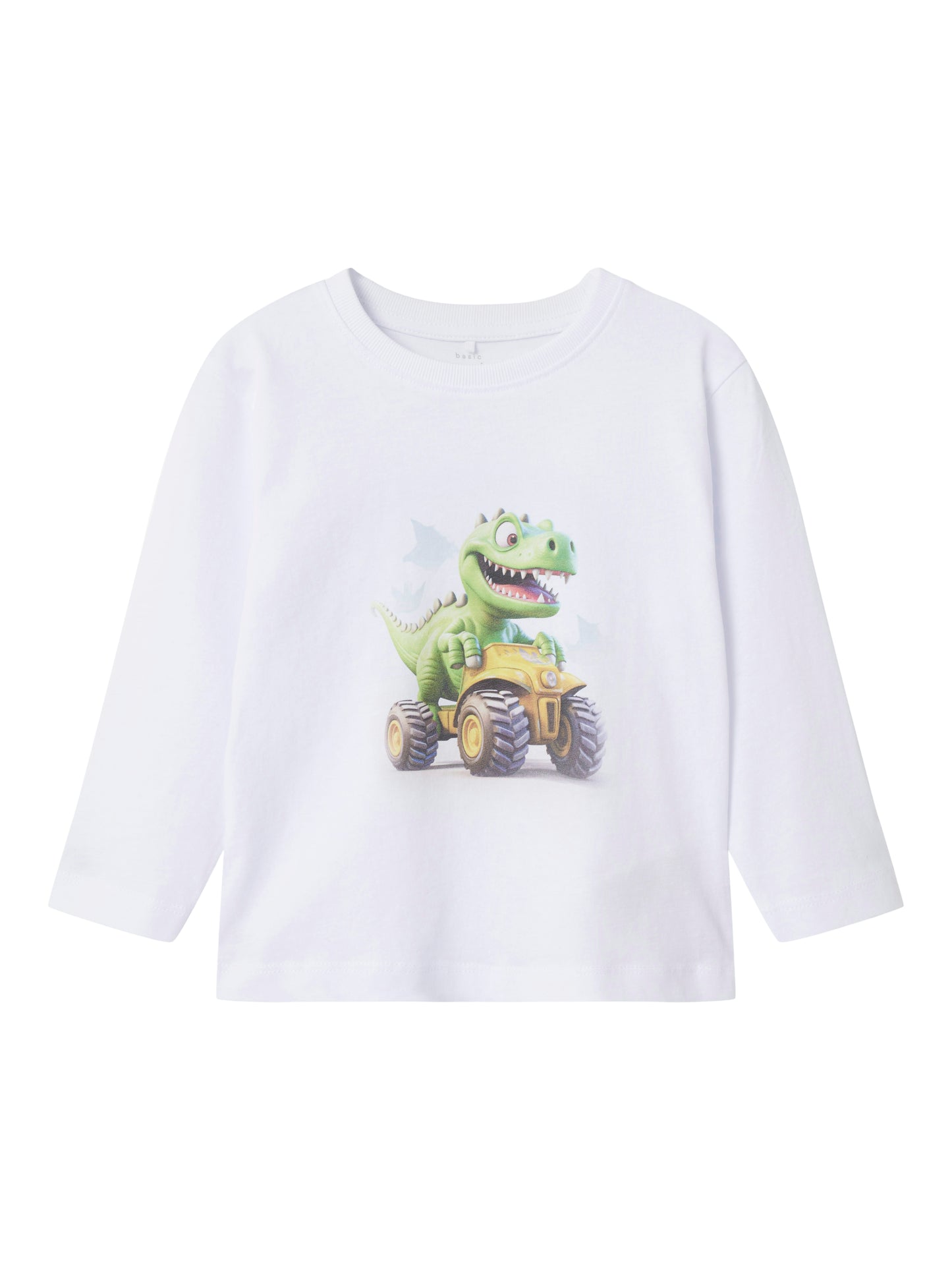 Långärmad vit tröja med dino som kör fyrhjuling. Dinosaurie t-shirt till pojke, kille.
NMMVOTO LS NREG TOP
13238400