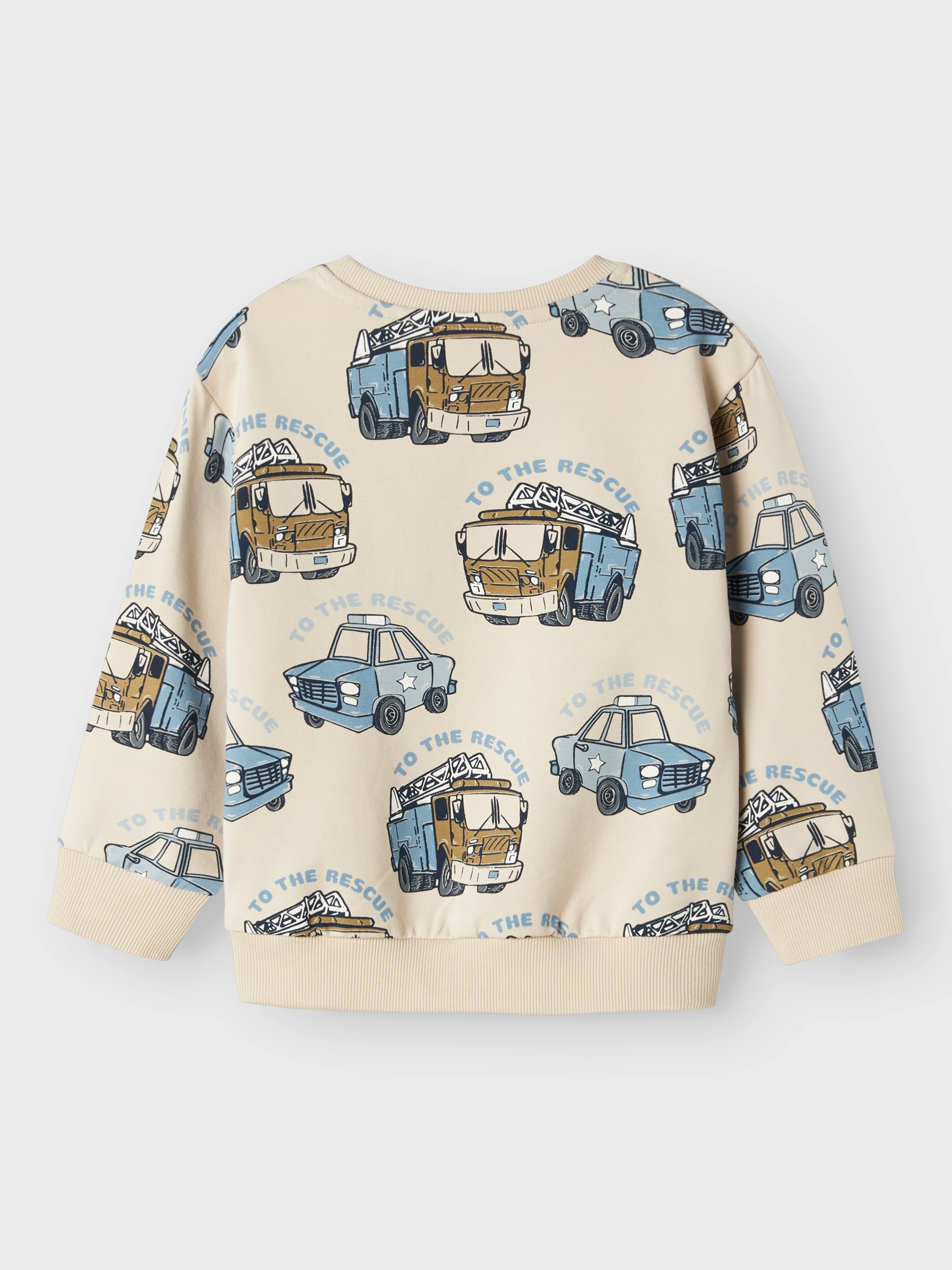 Beige sweat tröja till pojke. Långärmad sweatshirt med polisbilar och brandbilar på en tröja till kille av ekologisk bomull från Name it.
NMMDIBBO NREG SWEAT UNB
13241047