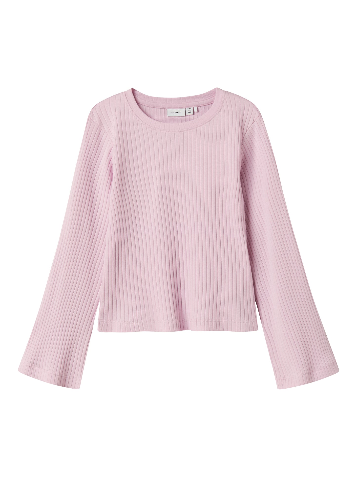 Snygg rosa ribbad tröja i ekologisk bomull till tjej. Ungdomströja med vid ärm till flicka.
NKFKALO LS SHORT TOP
13235803