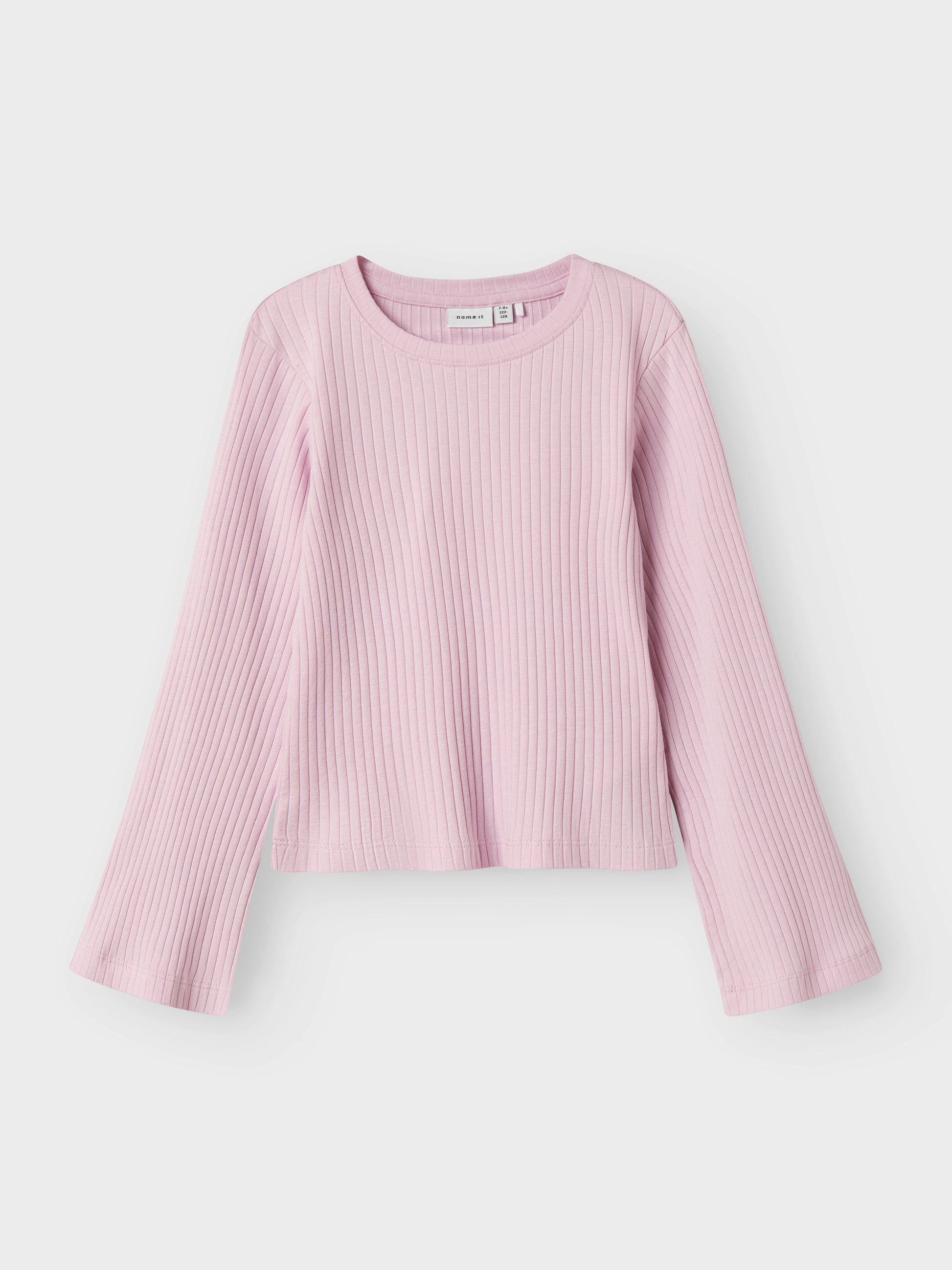 Snygg rosa ribbad tröja i ekologisk bomull till tjej. Ungdomströja med vid ärm till flicka.
NKFKALO LS SHORT TOP
13235803