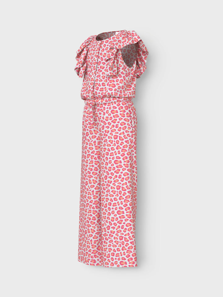 Rosa leopard mönstrad jumpsuit till flicka. Byxdress tjej i återvunnen polyester från Name it.
NKFVINAYA 7/8 JUMPSUIT
13215890