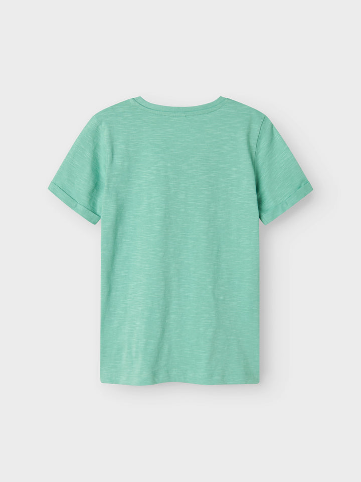 Grön enfärgad t-shirt till kille. Kortärmad tröja från Name it till pojke 
NKMVINCENT SS TOP F NOOS
13201047