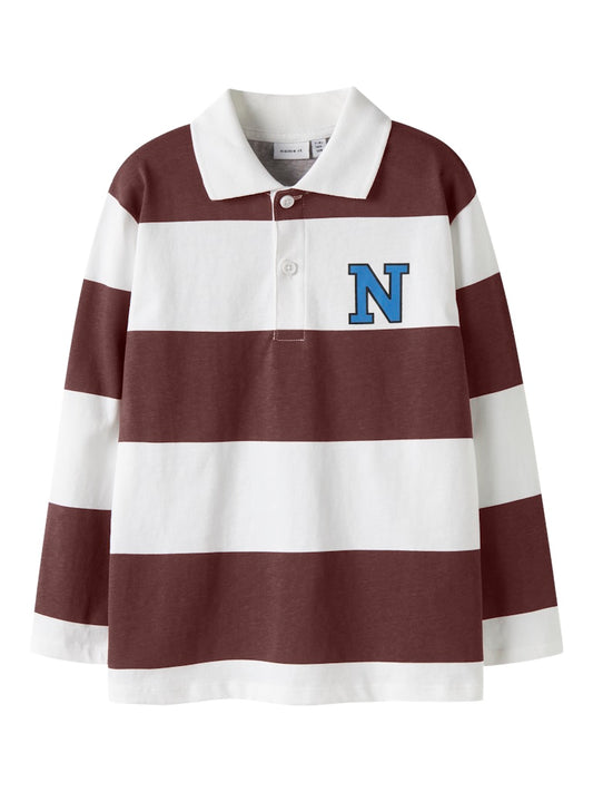 Klassisk långärmad piké tröja till pojke. Randig röd och vit pike tröja med lång är till barn och ungdom kille från Name it.
NKMTIM LS NREG POLO BOX PB
13250953